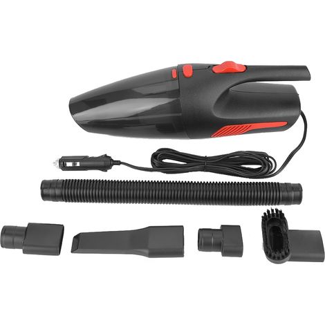 12v 120w Autostaubsauger, Nass- Und Trockensauger, Abs, Schwarz, Leistungsstarkes Autozubehör