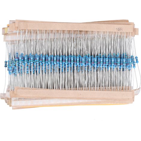 Konvolut Von 1280 1/4w 64 Wert 250v Metallfilmwiderständen Für Bastelprojekte Und Experimente