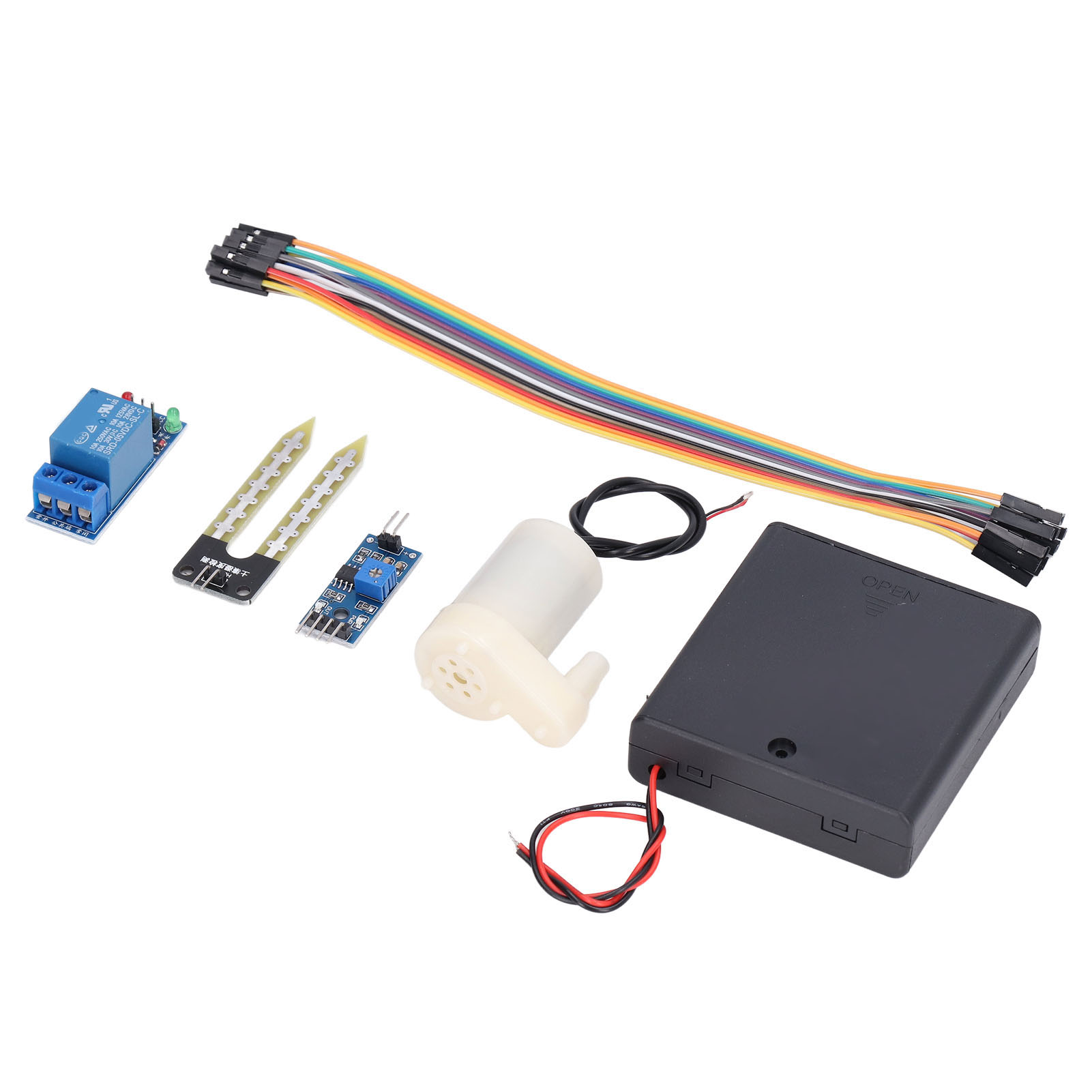Elektronisches Diy-bewässerungsset Mit Automatischer Bewässerung, Bodenfeuchtigkeitssensor, Wasserpumpe Und Intelligentem Bewässerungssystem Für Pflanzen
