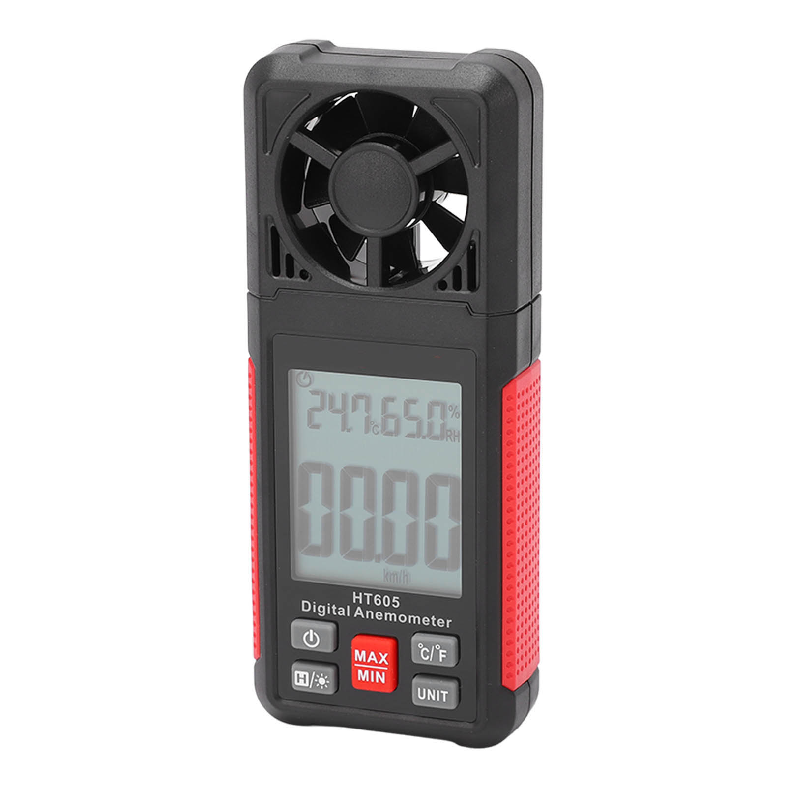Professionelles Digitales Anemometer Mit Windgeschwindigkeitsmessung, Kältetester Und Luftstrommesser Für Industrie Und Landwirtschaft.