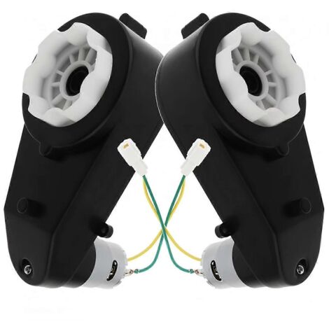Set Mit 2 Rs555-motoren Für Elektrische Kinderautos, 24 V, 40.000 U/min, Schwarz