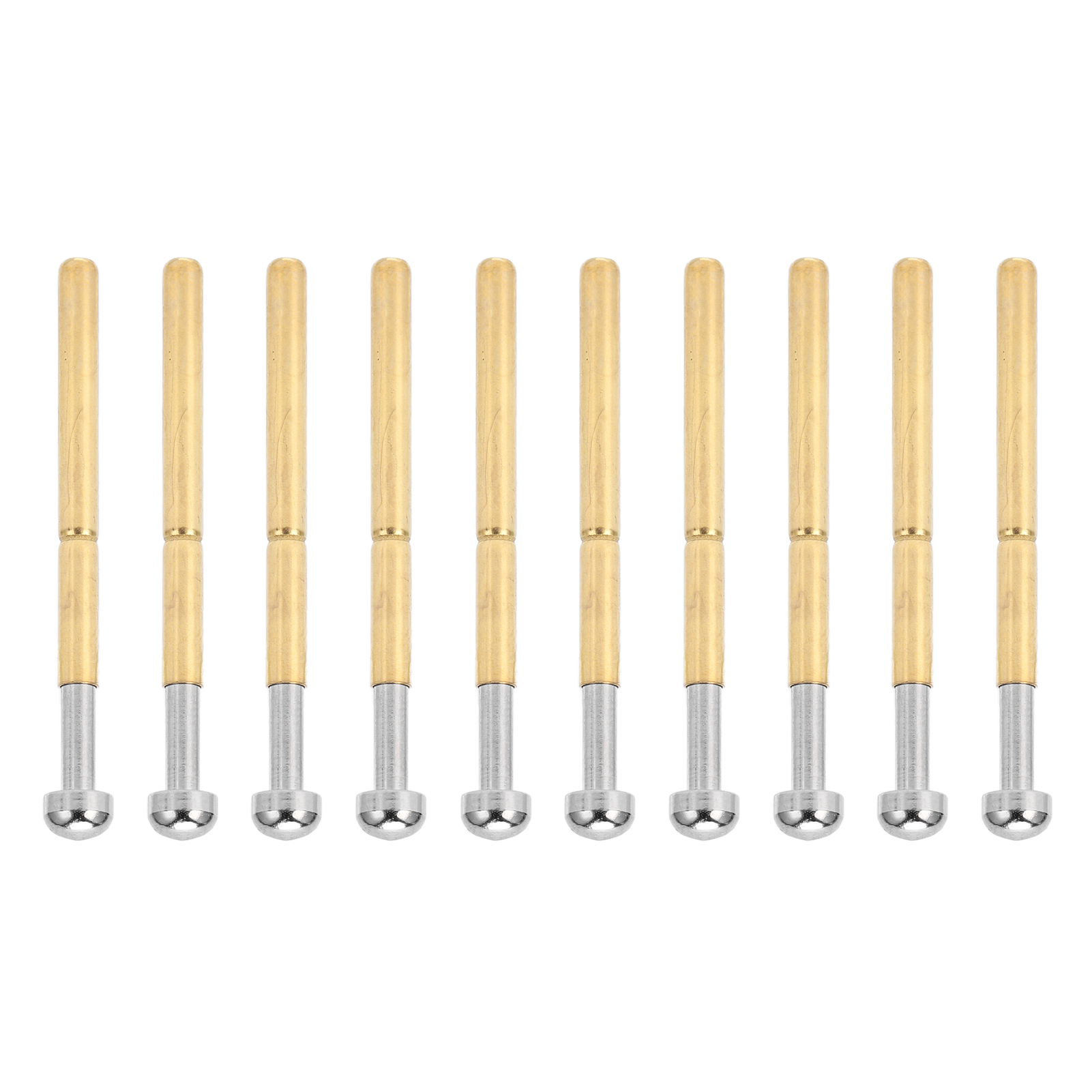 Packung Mit 100 Pogo-pin-testspitzen, 2,36 Mm Durchmesser, 34 Mm Länge, Messingfeder, Leiterplatten-testwerkzeuge Für Elektronische Platinen