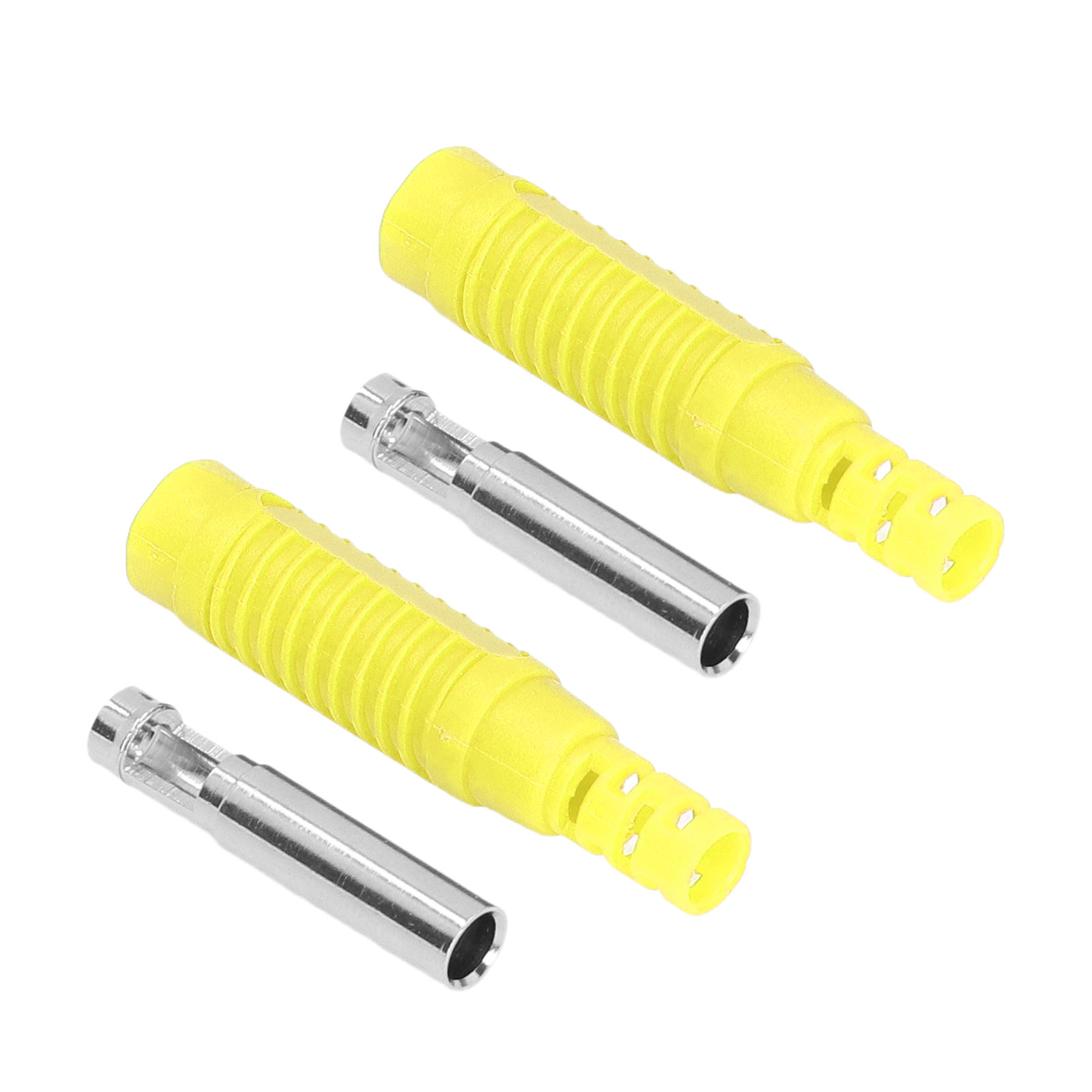 10-teiliger Bananenstecker (weiblich), Pa-klinkenbuchse Aus Messing, Isolierrohr, Crimpadapter J.10031, Gelb