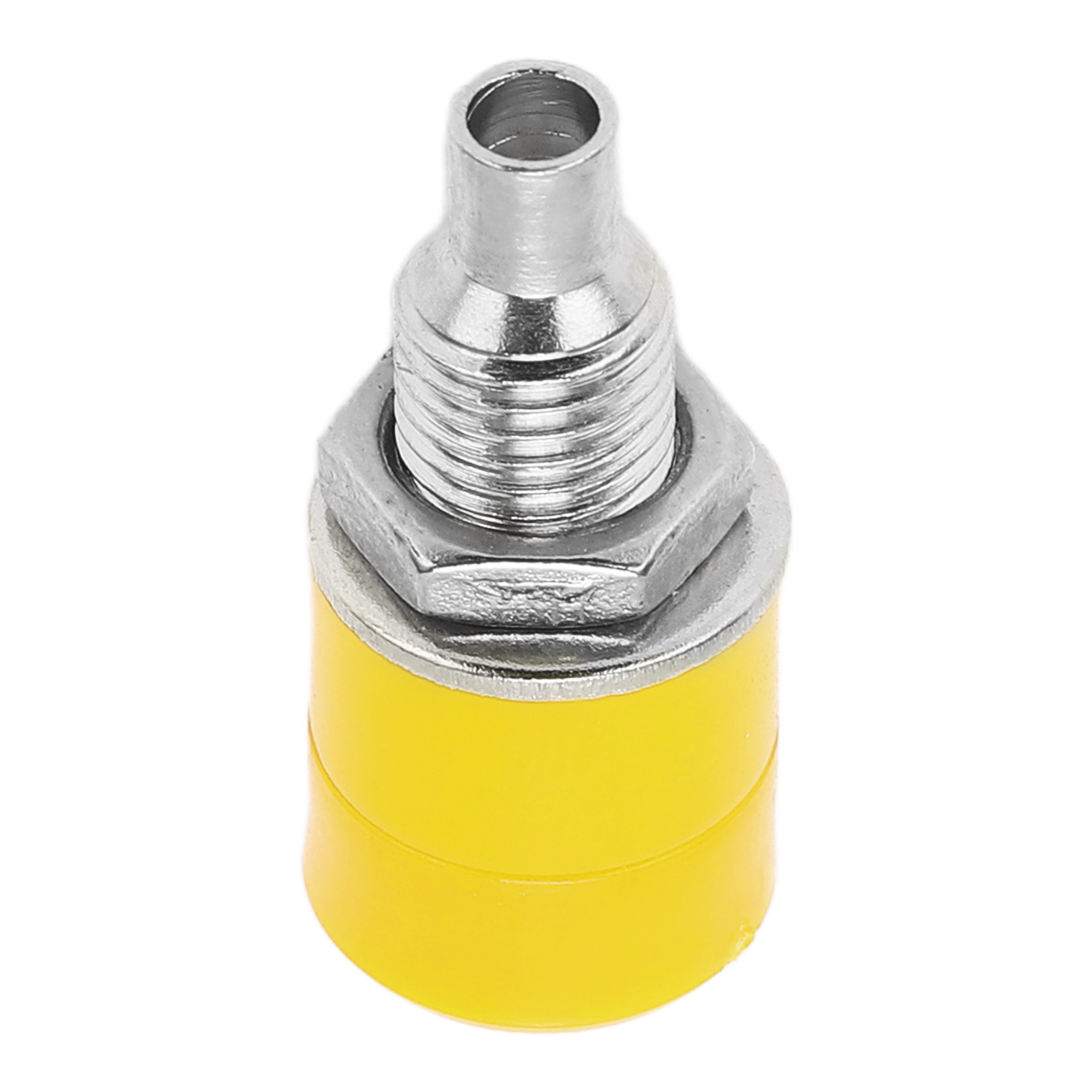 Packung Mit 20 Stück 4-mm-bananensteckern (weiblich), Vernickelt, Gelbe Bananenbuchse Für Elektronische Geräte