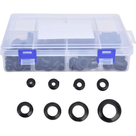 Packung Mit 295 Isolierenden Gummidichtungen, Elektrisch Leitfähigen Ringen Für Verkabelung Und Rohrleitungen