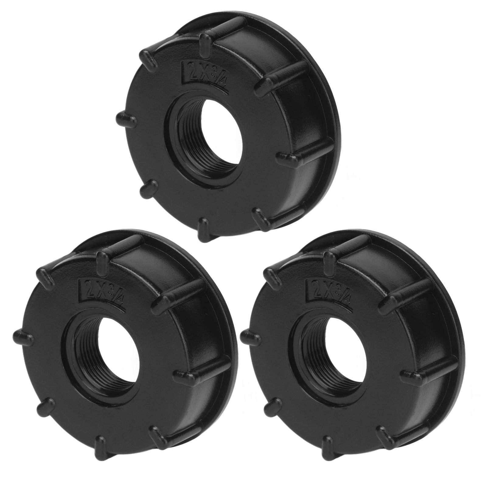 Ibc-tankablaufadapter, Grobes Kunststoffgewinde, 3-teilig, 60 Mm Innendurchmesser, G3/4-schlauchanschluss