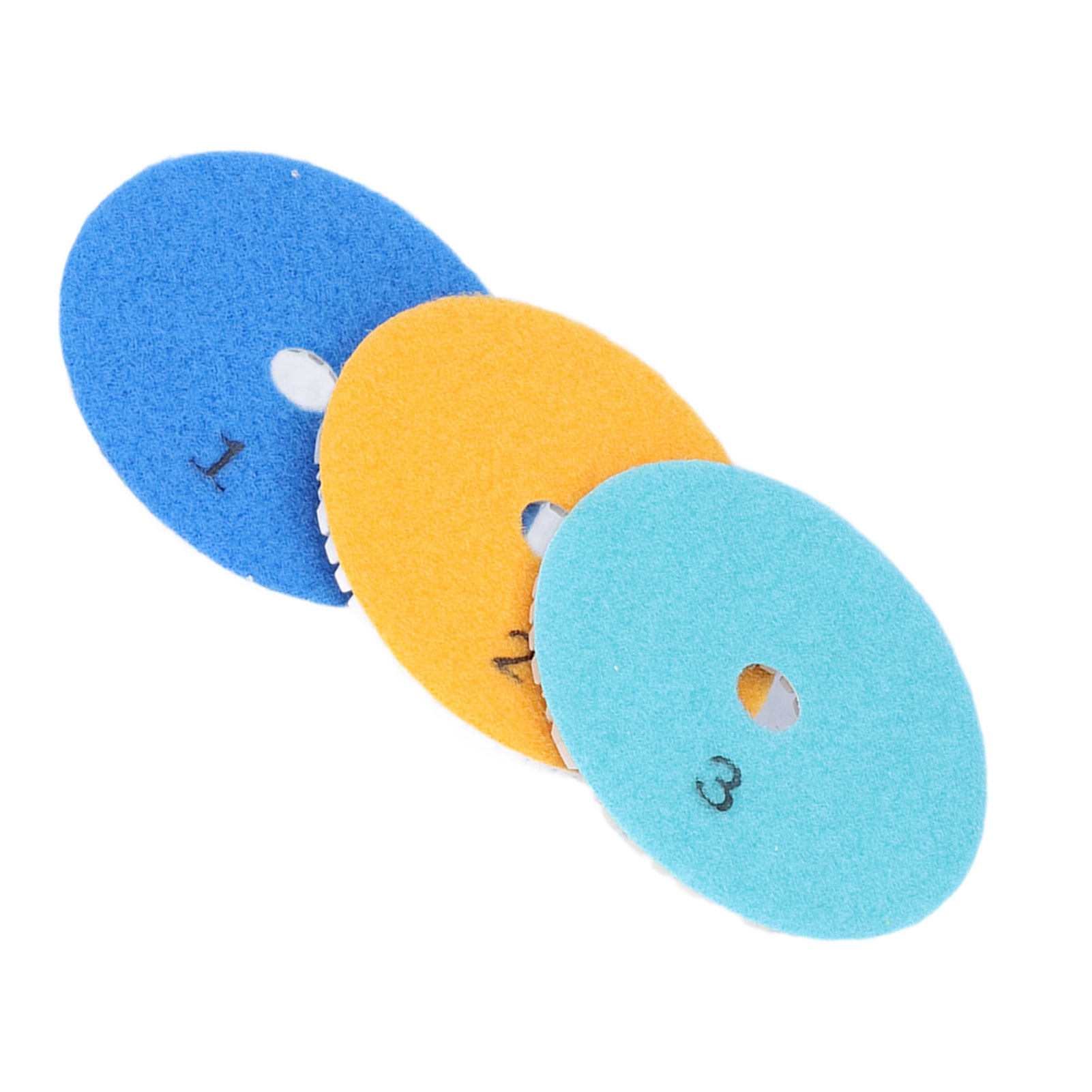 Set Mit 3 Diamantscheiben (10 Cm Durchmesser) Zum Polieren Von Marmor, Terrazzo Und Beton – Schleifwerkzeug-set