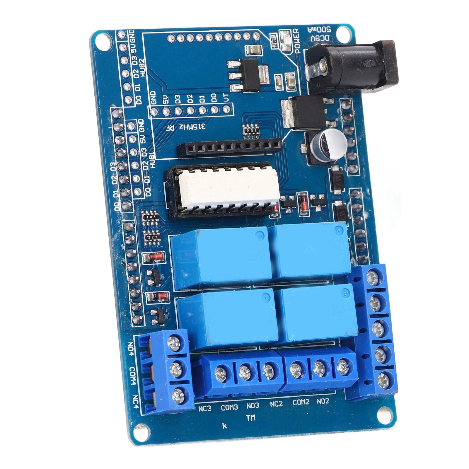 4-kanal-relaismodul Mit Optokoppler, 5v-erweiterungsplatine, Optischer Isolation, Harz-relaisausgang, Für Arduino Und Automatisierung.