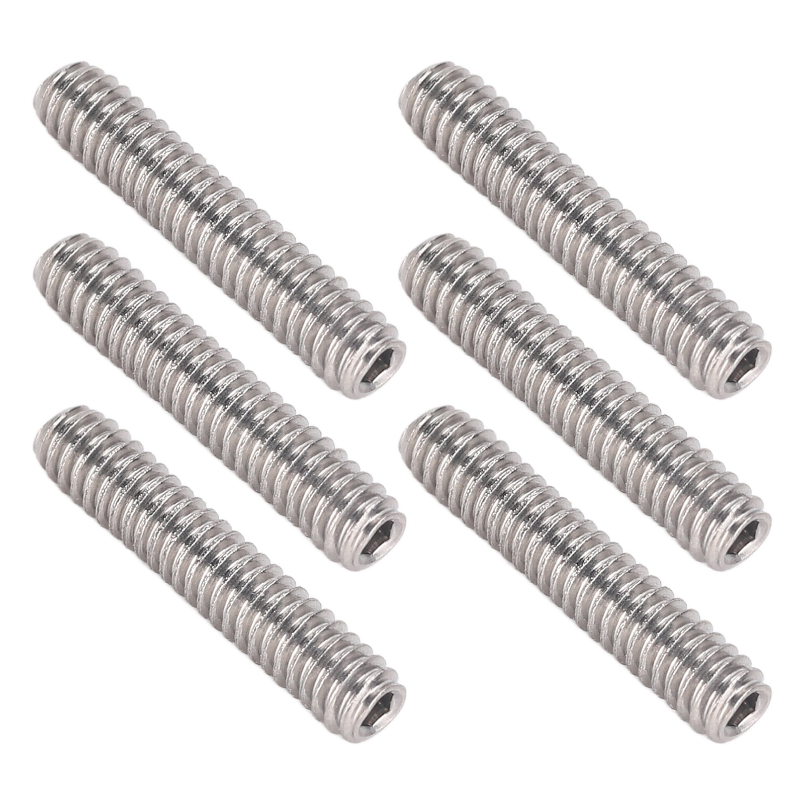 Packung Mit 50 Kopflosen Edelstahlschrauben A2-70, Sortiment An Gewindebolzen M2x10, Befestigungsset