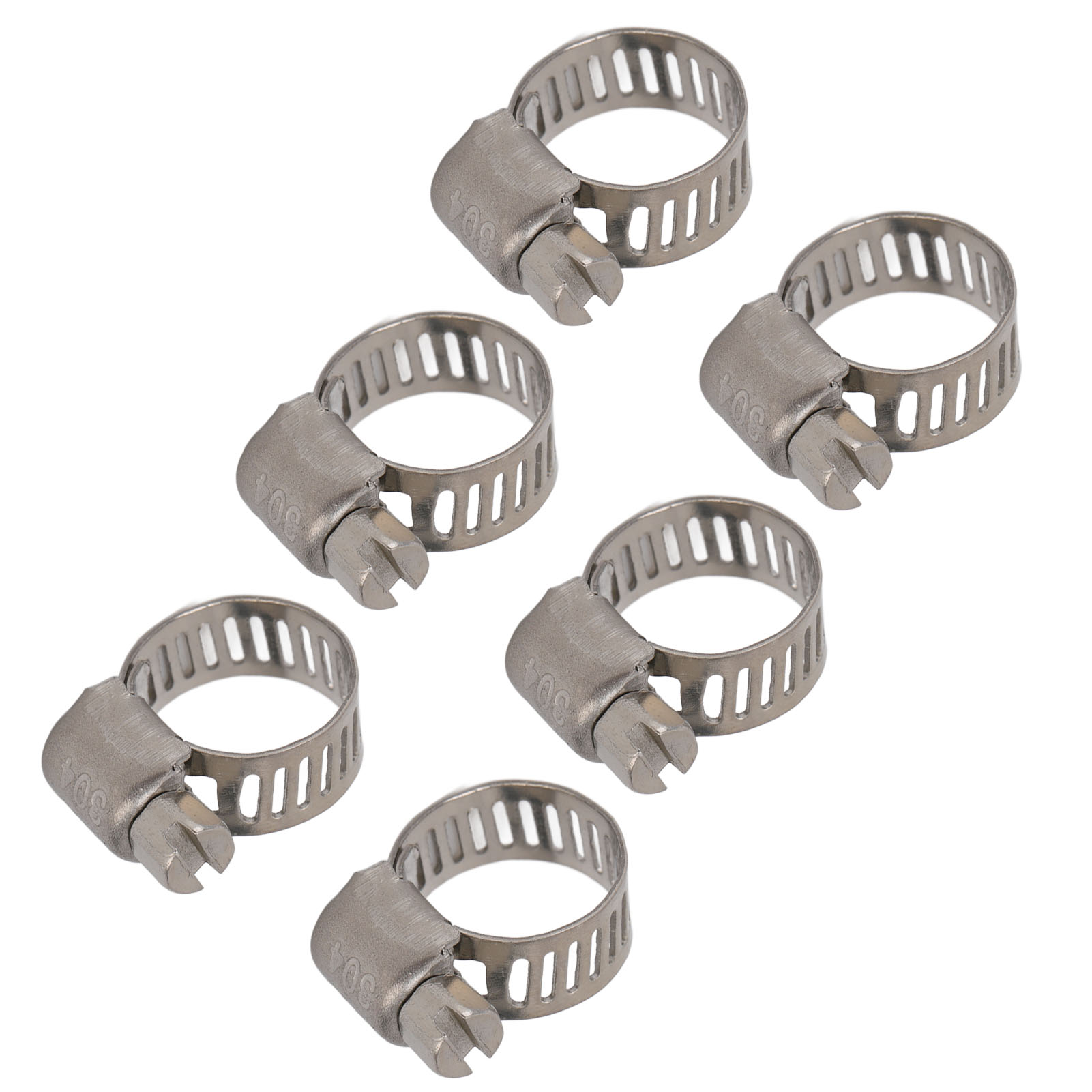 50-teiliges Set Aus Schlauchschellen Aus Edelstahl 304, Amerikanische Ausführung 13-19 Mm, Für Automobil- Und Bootsanwendungen