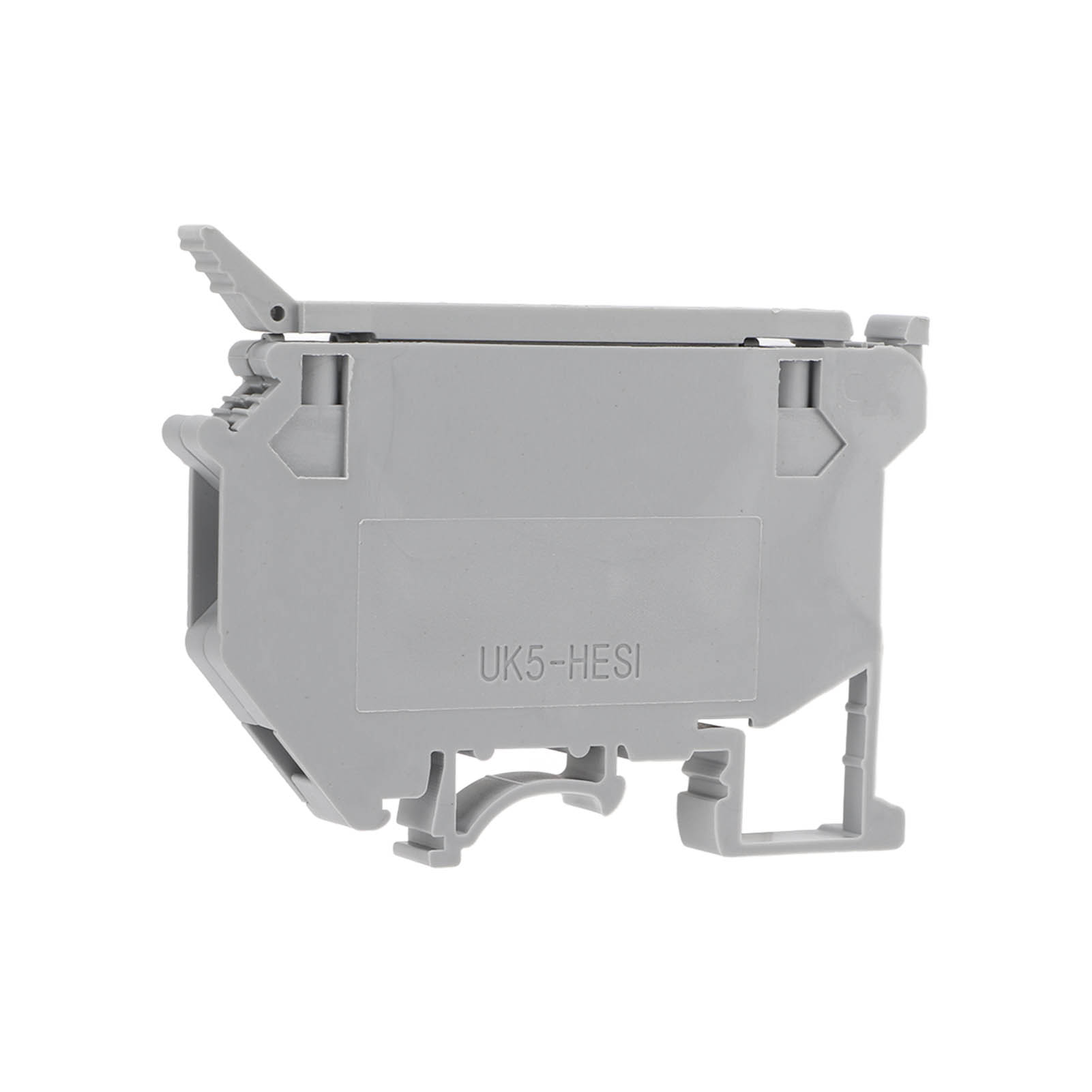 50-teiliger Elektrischer Anschlussklemmenblock, 4 Mm² Din-schiene, 6,3 A 800 V, Flammhemmender Erdungsklemmenblock, Robuste Drahtverbindung