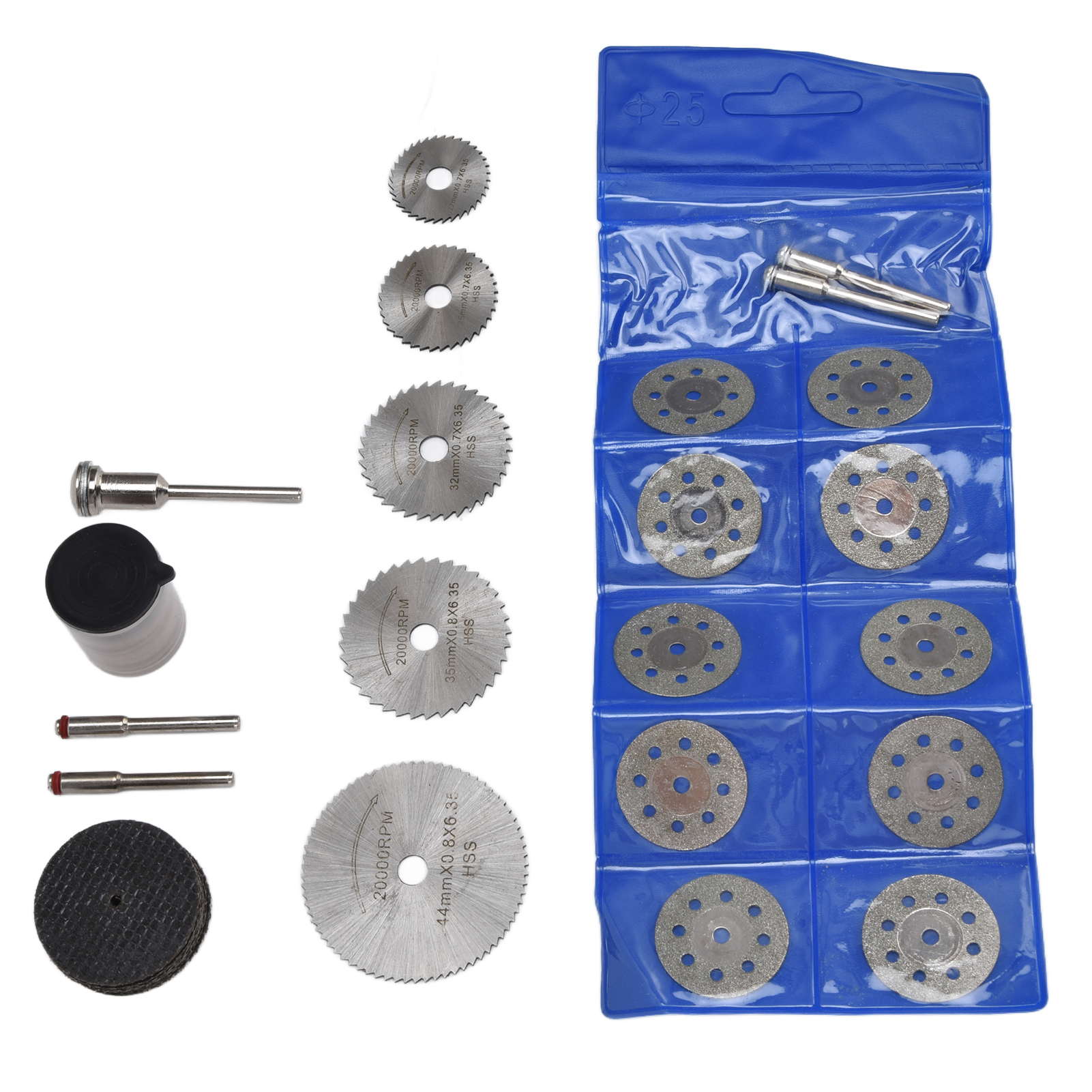 Set Mit 60 Mini-kreissägeblättern Für Holz, Diy-werkzeugklinge, Holzbearbeitungszubehör-set