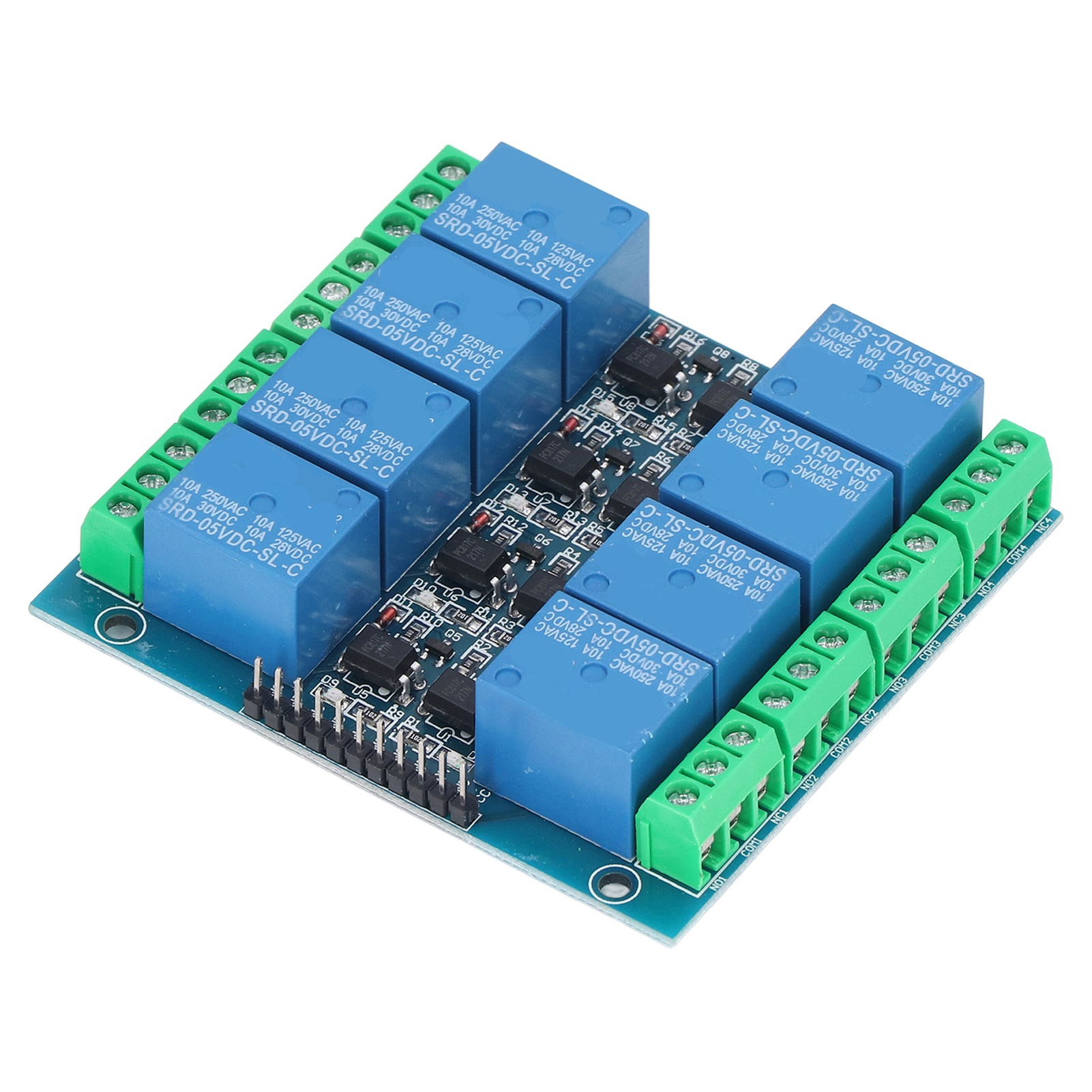 8-kanal 5v 10a Relaismodul Mit El817 Optokoppler, Optisch Isolierte Relaisplatine, Schaltregler Für Arduino, 8-wege-relaisfeld.