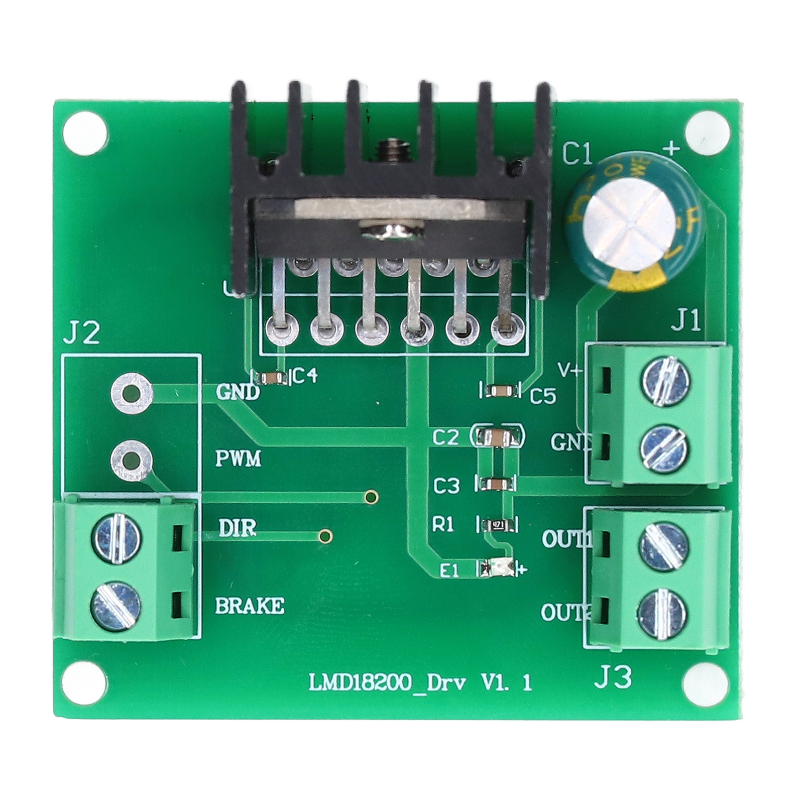 Lmd18200t Gleichstrommotor-steuermodul, 4,5–5,5 V Pwm-regler, Drehzahlreglerplatine Für Gleichstrommotoren