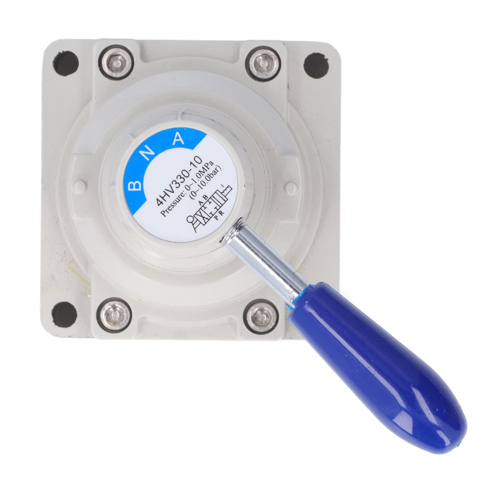 Drehhebelventil, Luftstromregelung 01,0 Mpa (0-145 Psi), 3-positionen-4-wege-pneumatikventil, Handschalter 4hv330-10