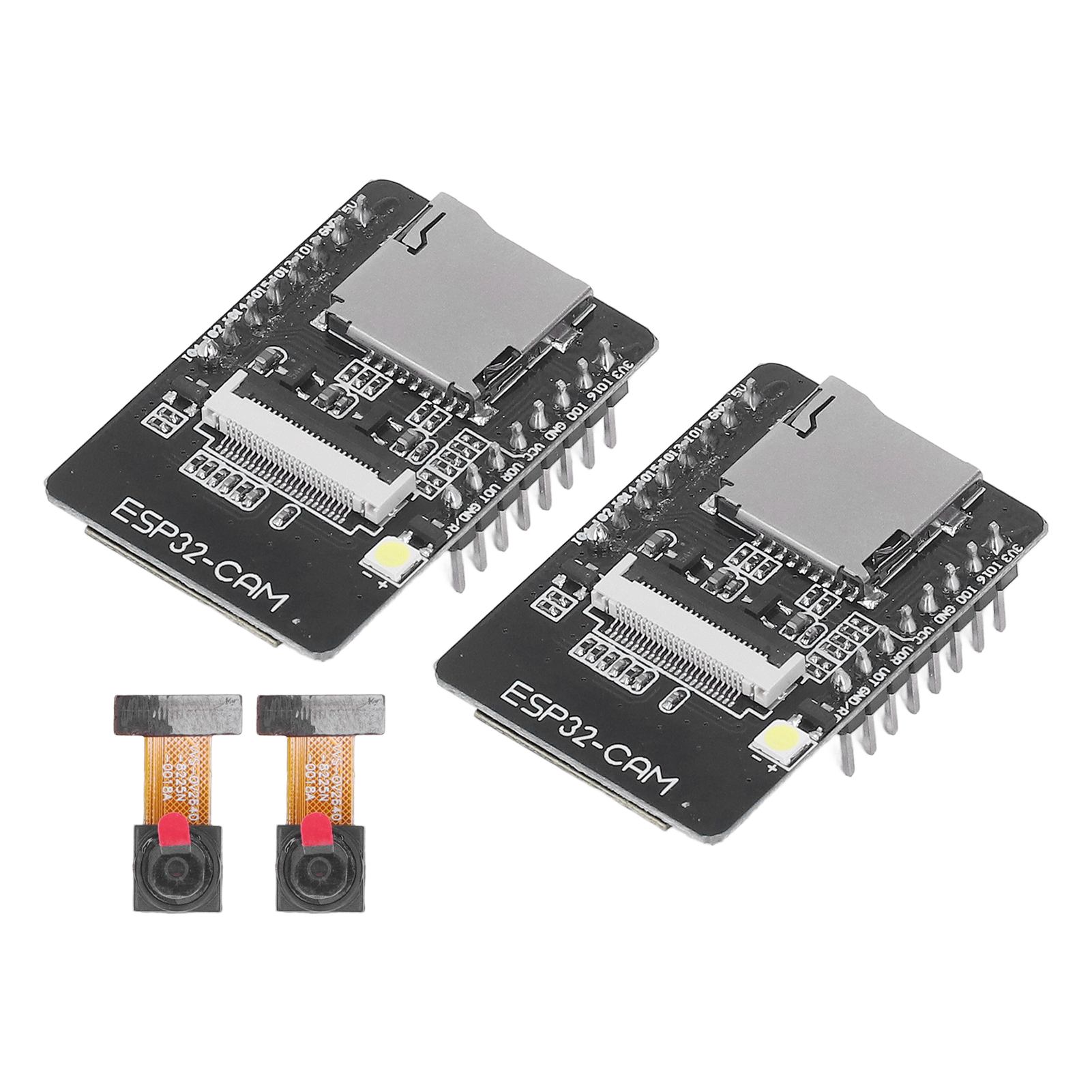 Esp32 Cam 2-teiliges Wifi-bluetooth-modul-entwicklungsboard Mit Integrierter Kamera, Elektronisches Dualmodul Für Diy-projekte