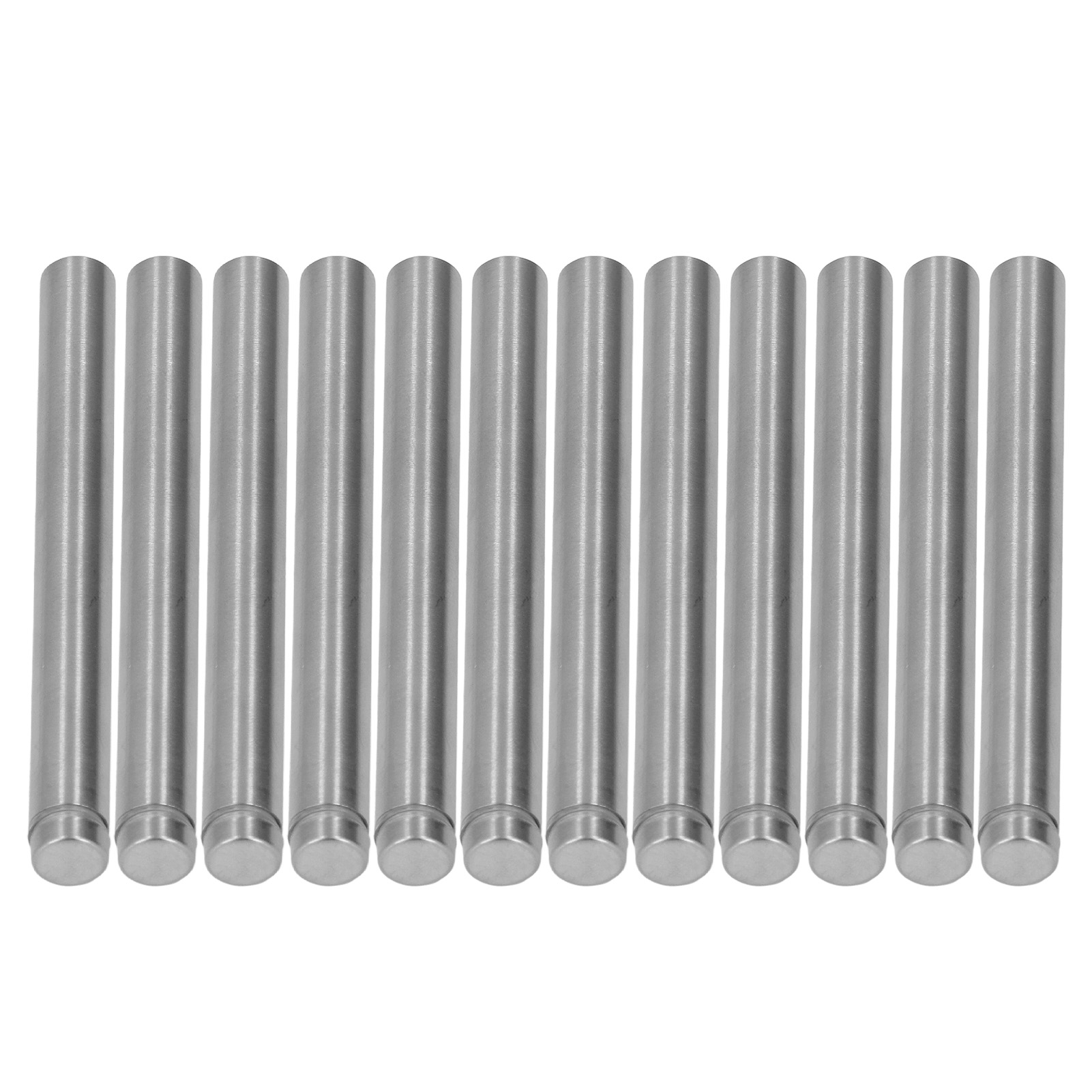12 Befestigungsschrauben Für Schilder, Werbenägel Aus Edelstahl, Schraubwandhalterungen, 12x120 Mm, Packung Mit 12 Stück.