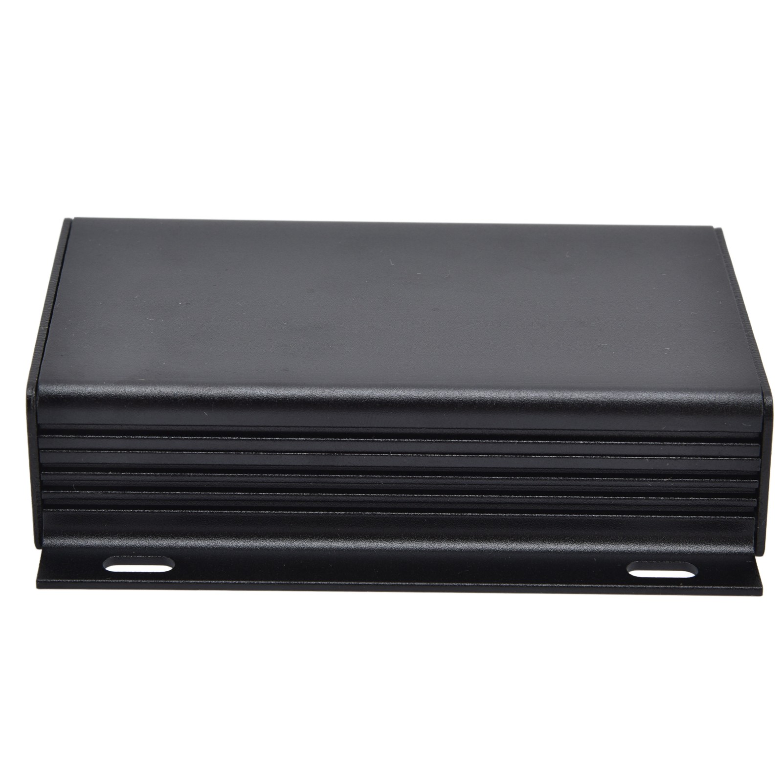 Elektrisches Gehäuse Aus Aluminiumlegierung, 25x84x100mm Projektbox, Mattschwarze Platte, Wasserdichte Anschlussdose Für Elektronische Baugruppen.