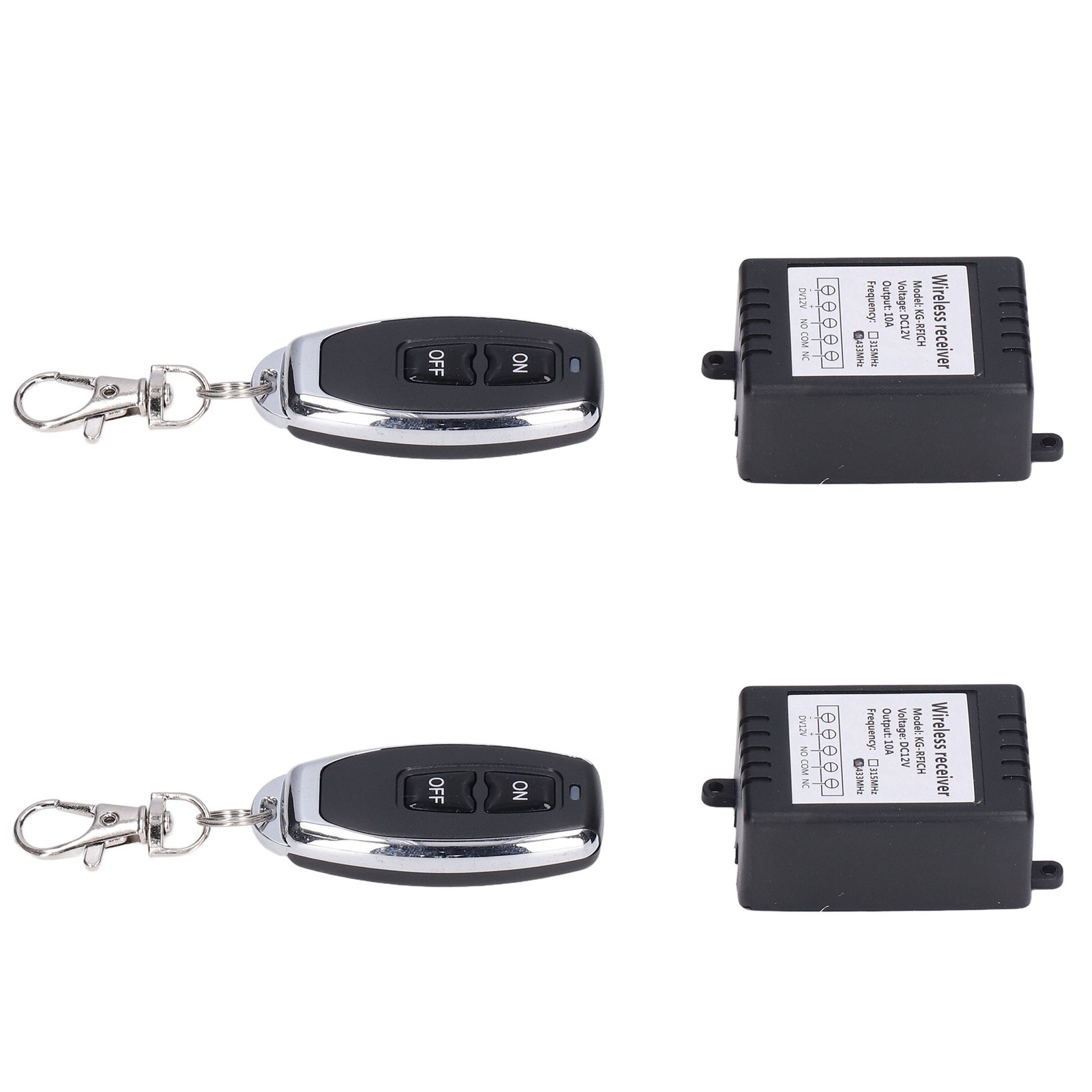 1-kanal-funkrelaismodul (12 V Dc), 100 M Reichweite, Fernbedienung Mit Selbstlerncode