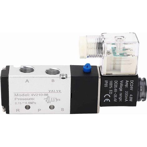 4v210-08 Magnetventil, 2 Positionen, 5 Wege, Druckluftspülung Für Automatische Systeme W