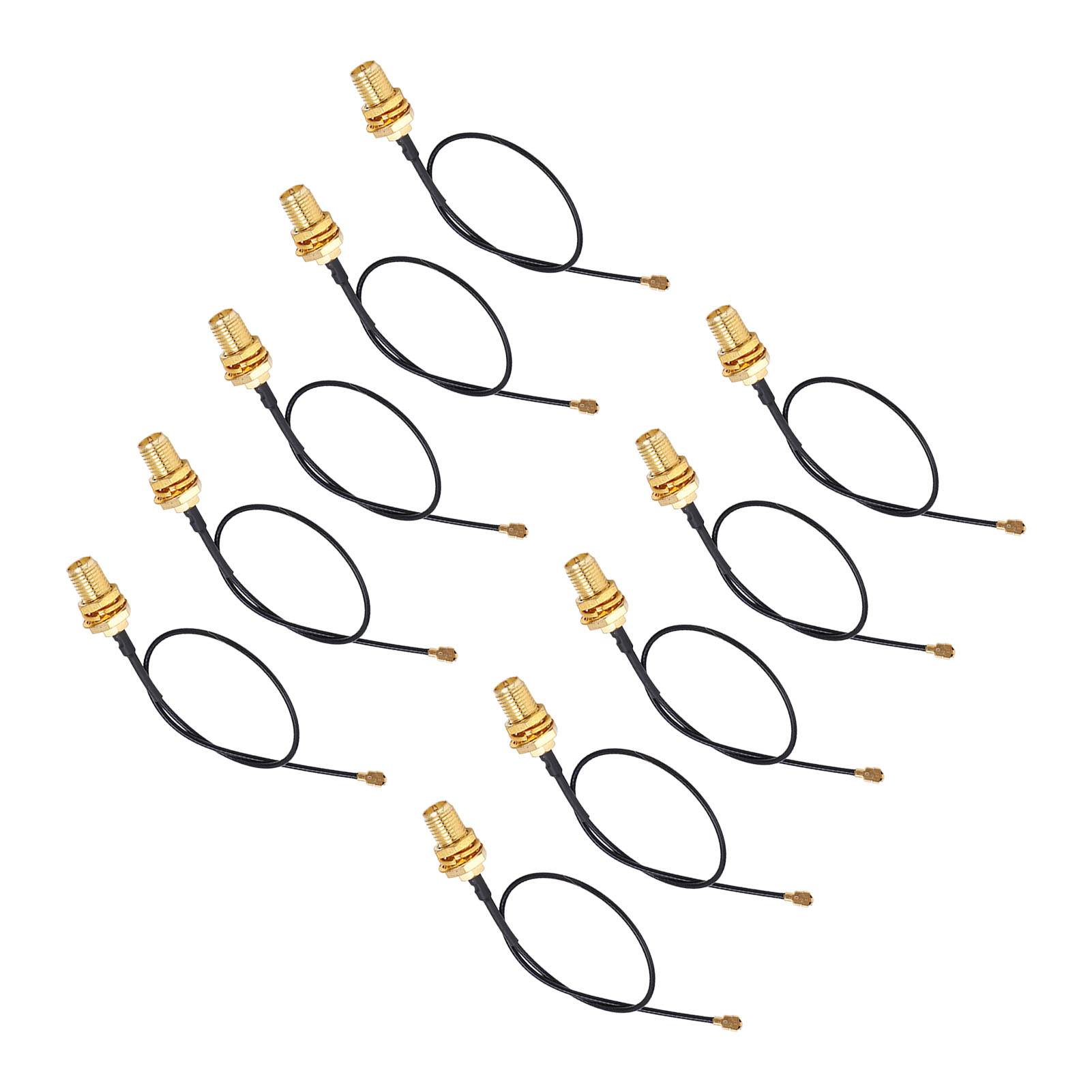 Ipex-auf-sma-stecker-adapterkabel, 10 Stück, Messingkern, Hohe Stabilität, Speiseantenne Für Scannerempfänger