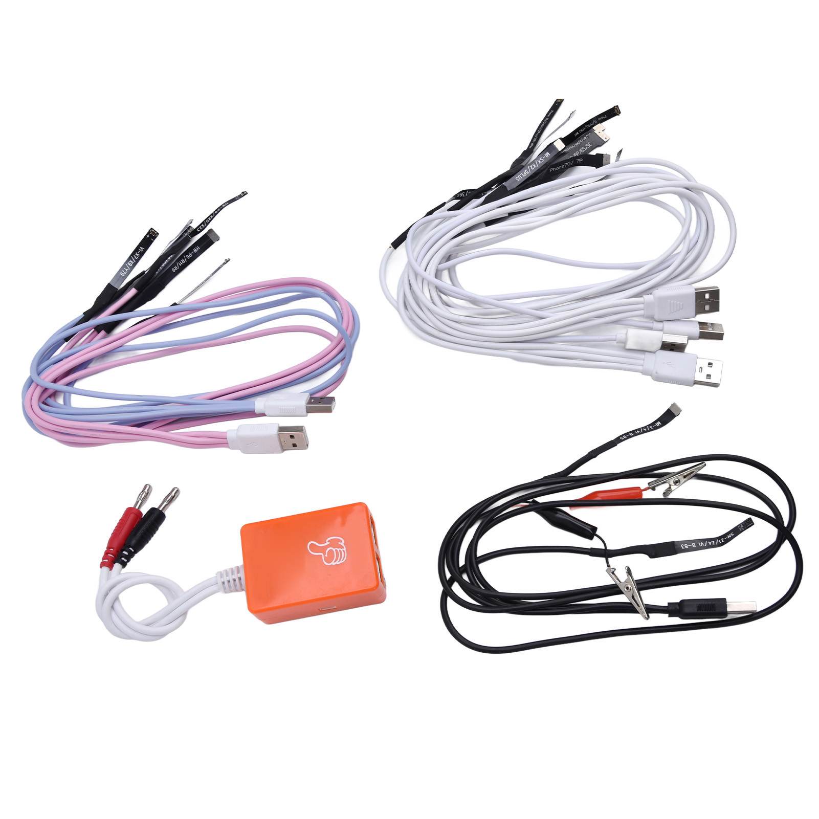 Usb-ladekabel Für Mobiltelefontests Und -reparaturen, Pvc-kabel Mit Verlängerungsanschluss, Flexibles Datenladegerät