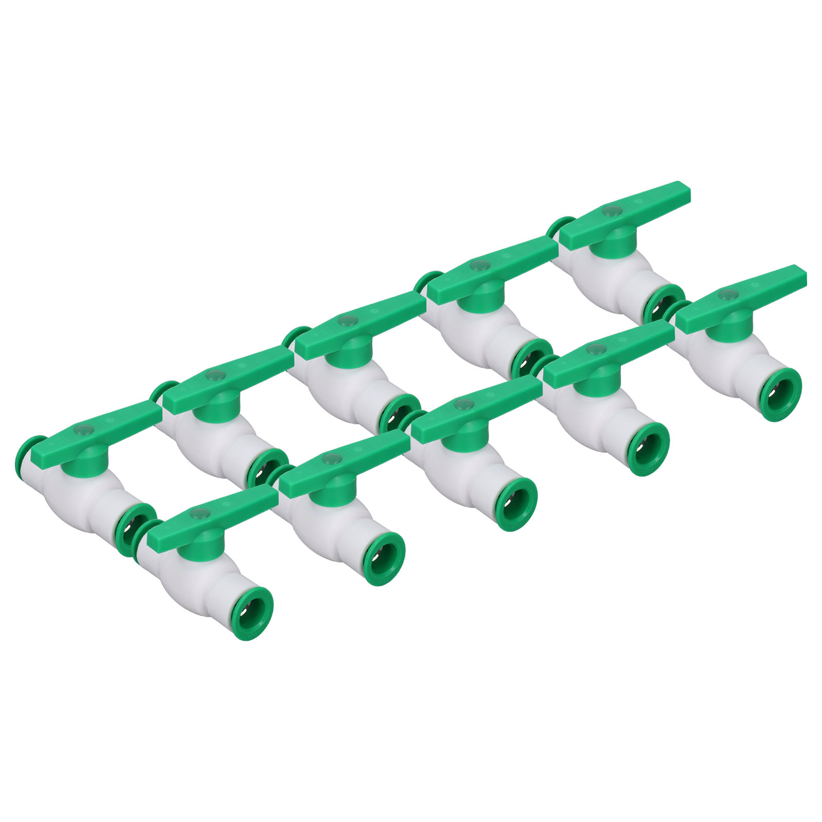10-teiliges Ppr-kugelkupplungsset Mit Schnellanschluss Für Wassersysteme, 25 Mm / 0,98 Zoll