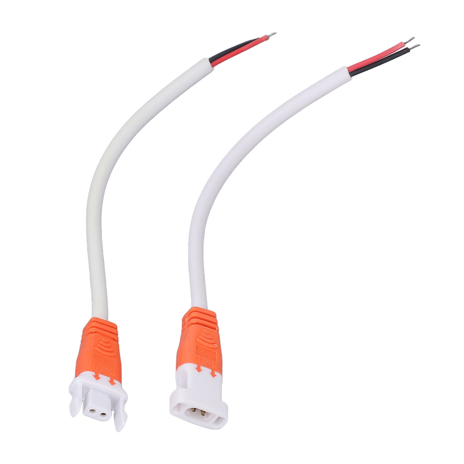10-teiliges Set Mit 16awg 2-poligen Led-steckverbindern, Tragbarem Schnellanschlusskabel (stecker/buchse), Verlängerungskabel Für Led-streifen, Lötfreier Steckverbinder