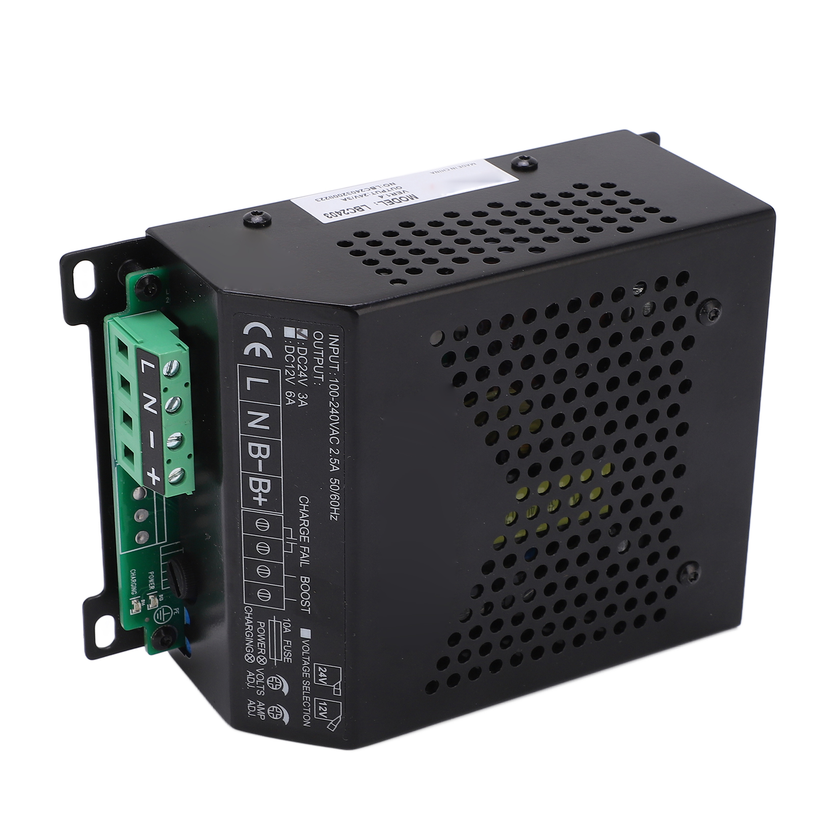 Lbc2403 Batterieladegerät, 100-240v Batterieladegerät, Eisen-aluminium-legierung, Dynamogenerator-ladegerät, Universal-batterieladegerät.