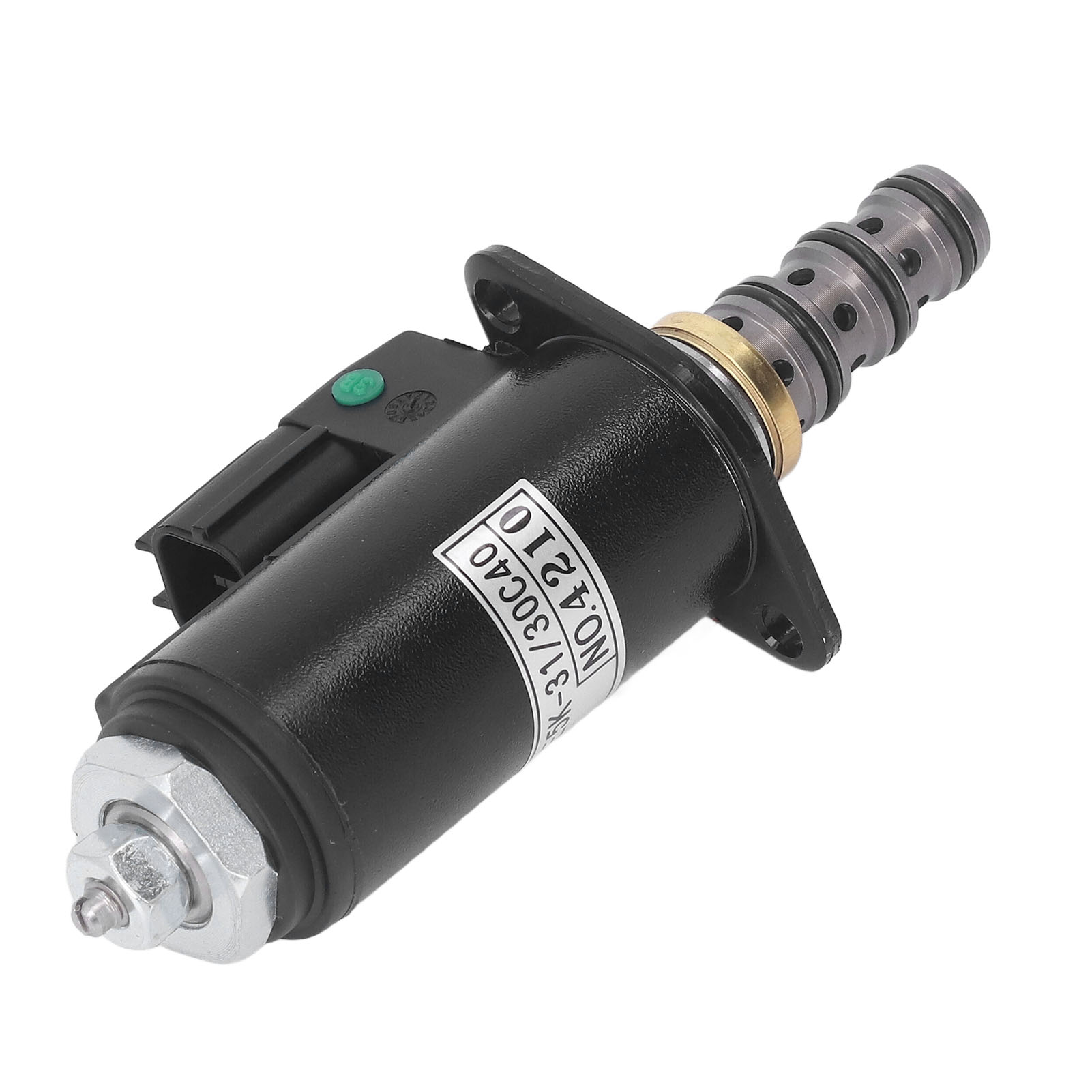Proportionalverteiler Für Kobelco-bagger, Hydraulikventil Aus Legiertem Stahl, Mattiertes 2-stift-gehäuse, Präziser Ersatz, Robustes Gehäuse, Hochleistungs-durchflussregler.