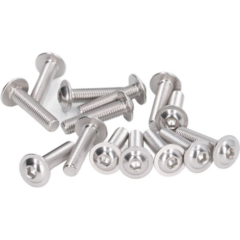 50 Edelstahl-linsenkopfschrauben A2-70 M8x35mm - Innensechskantschrauben
