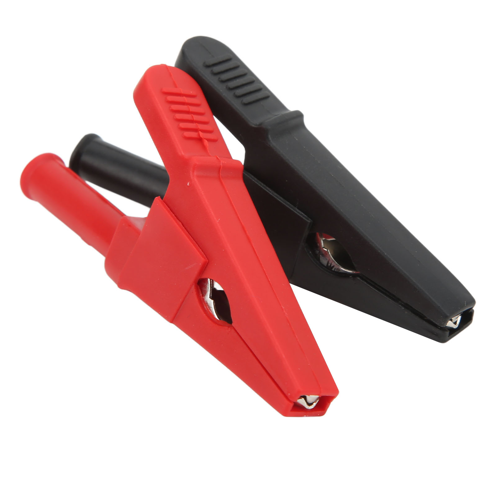 Set Mit 10 Elektrischen Kupfer-prüfklemmen, Rot Und Schwarz, 20 Mm Öffnung, 4 Mm Loch, Für Multimeter Und Strommessung