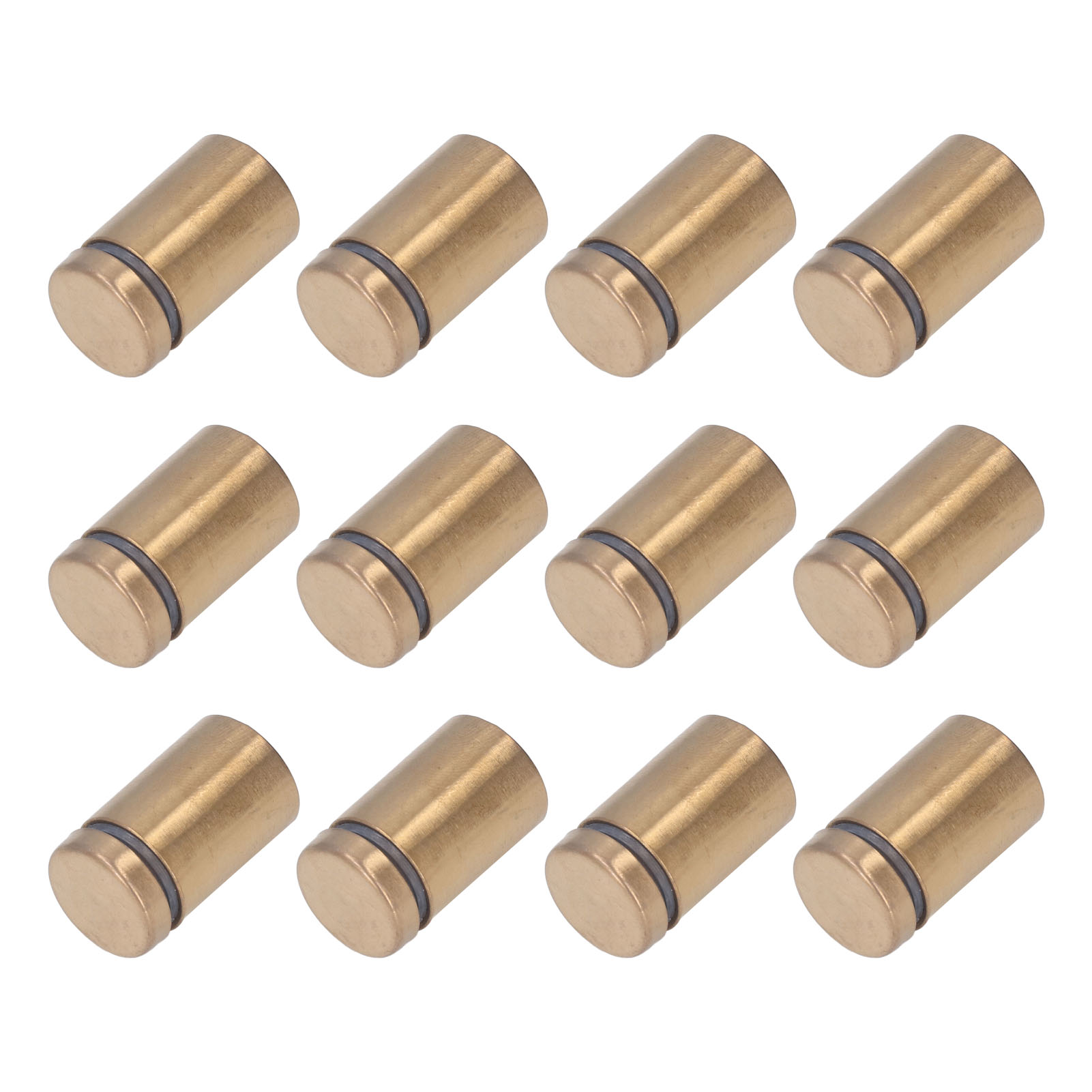 Set Mit 12 Edelstahl-abstandsschrauben 19x30mm, Wandmontage-set Für Werbeschilder, Robustes Montage-set