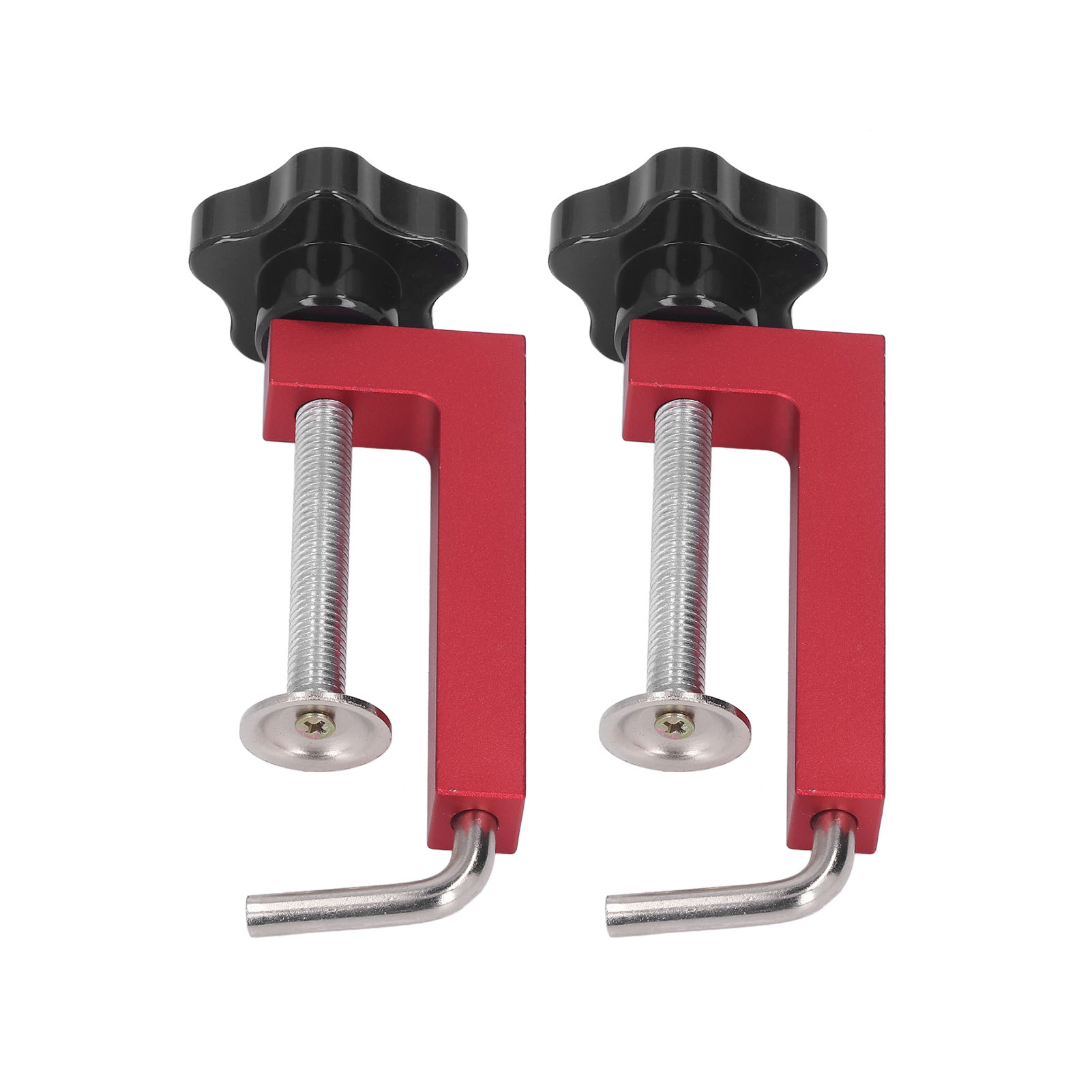 Aluminium-g-clip-klemme 35–160 Mm, 2er-pack, Spannwerkzeug Für Tischkreissäge Und Holzbearbeitung, Verstellbare Konstruktionsklemme