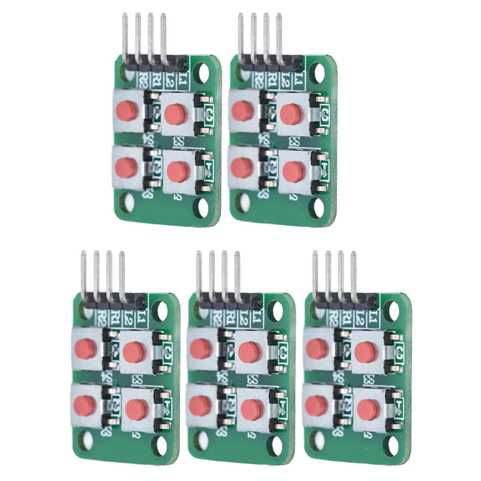5-teilige Membrantastatur, 2x2-tastenmatrixmodul Für Elektrische Schalttafel, Tastaturschalter