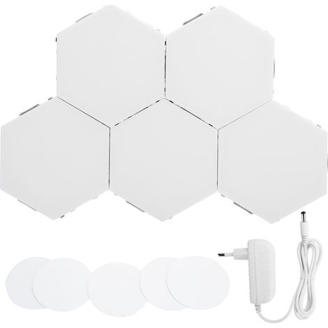 Sechseckige Led-wandleuchte Mit Touch-funktion – Dekorative Beleuchtung Für Salon, Friseursalon Und Hotel – 110–240 V Eu-stecker