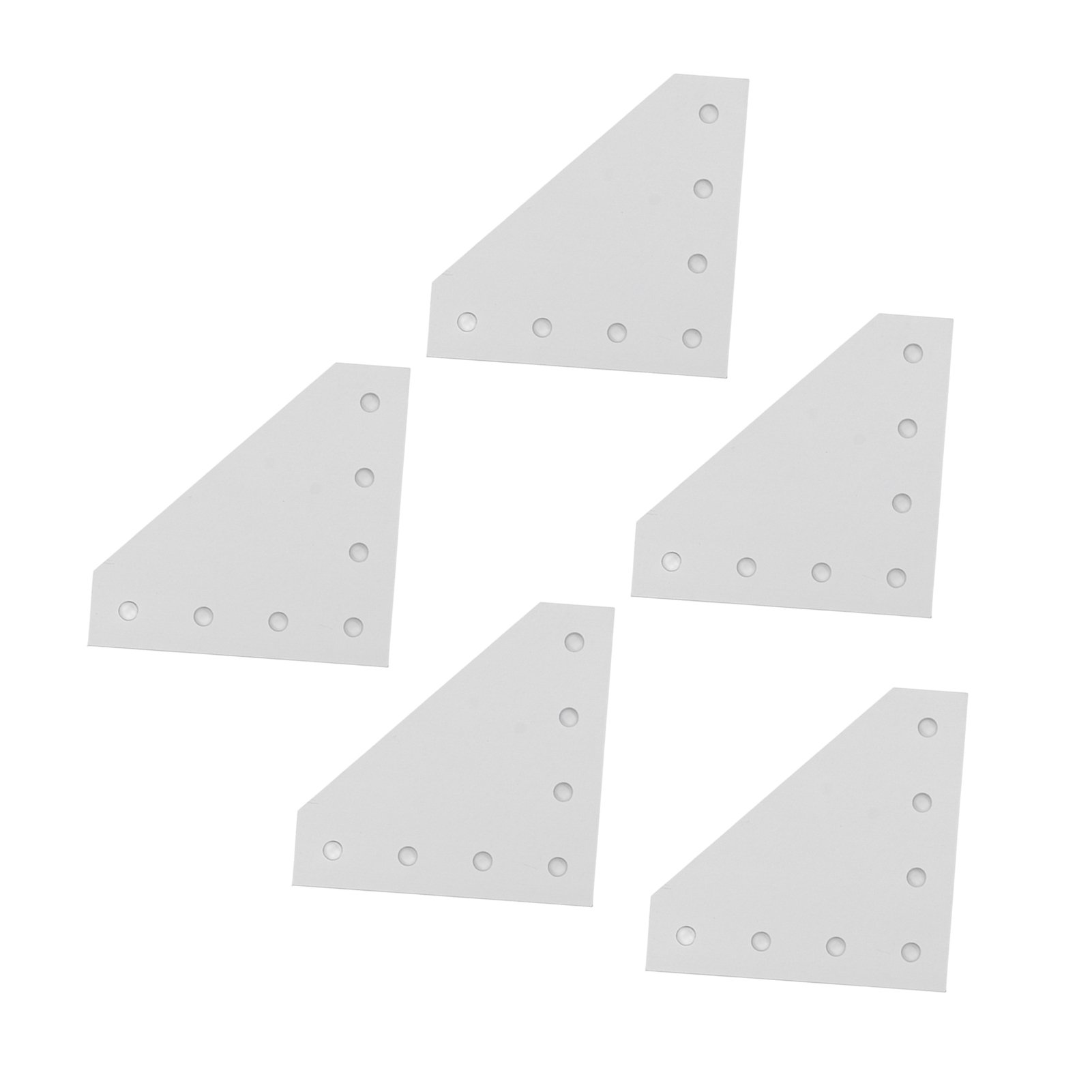 90°-befestigungswinkel Aus Aluminium 6063, 5 Stück, 7-loch-verbindungsplatten, Gerader Verbinder Für Profile 3030l, Verstärkter Rechtwinkliger Winkel