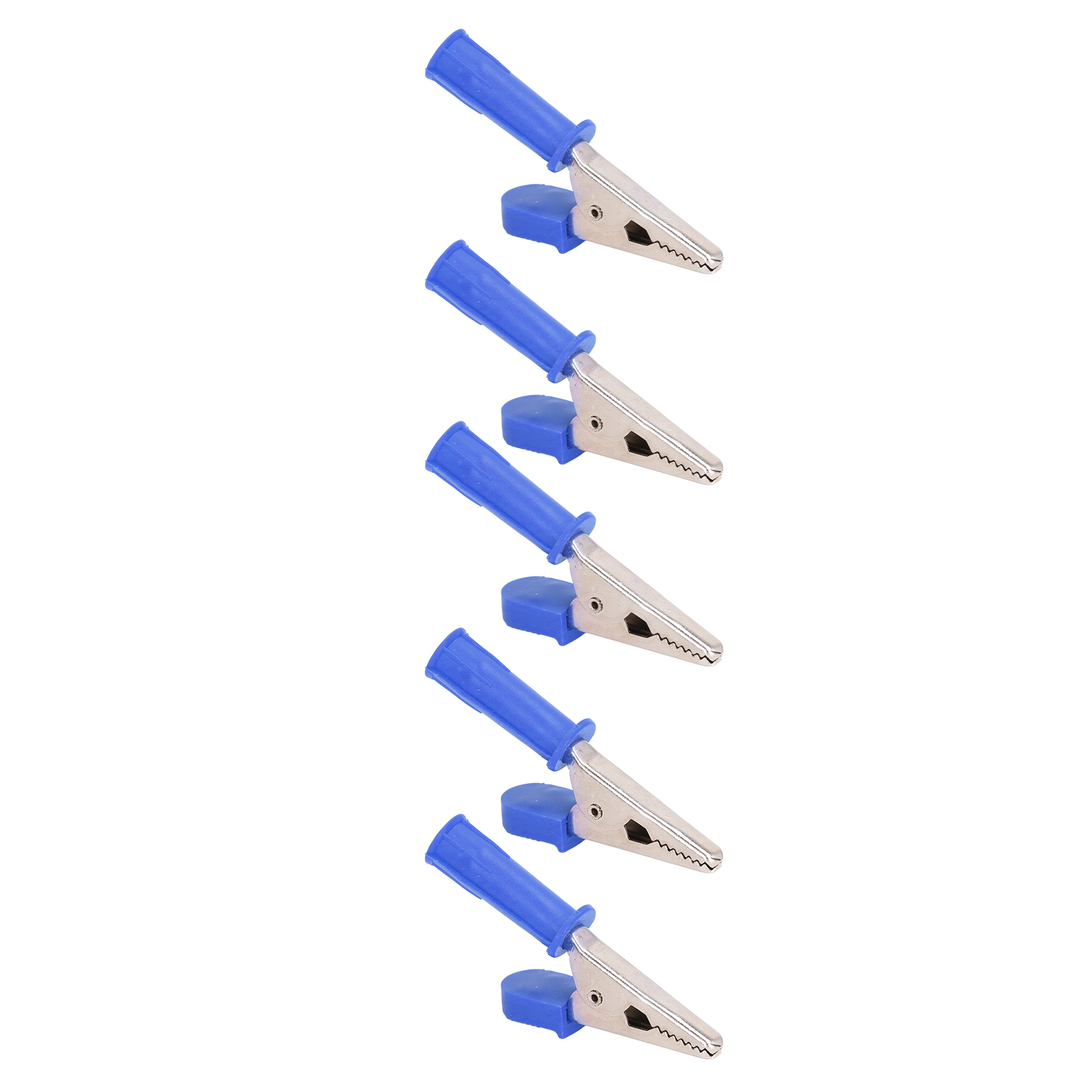 Isolierte Krokodilklemmen Aus Messing, 10er-packung Mit 4-mm-buchse, 10-mm-öffnung, 20 A, Blau J.60046