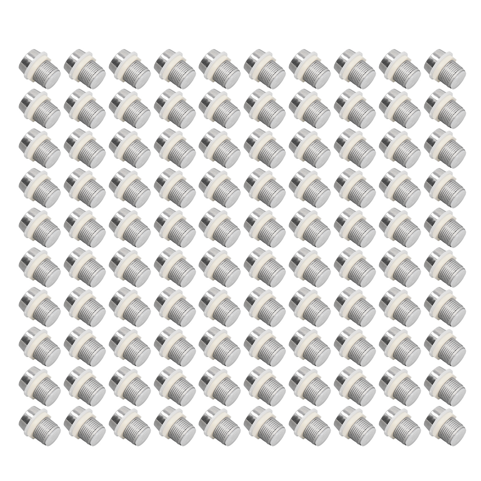 Packung Mit 100 Led-montageclips Aus Kunststoff (10 Mm), Paneelbefestigungen, Led-zubehör, Montagesatz