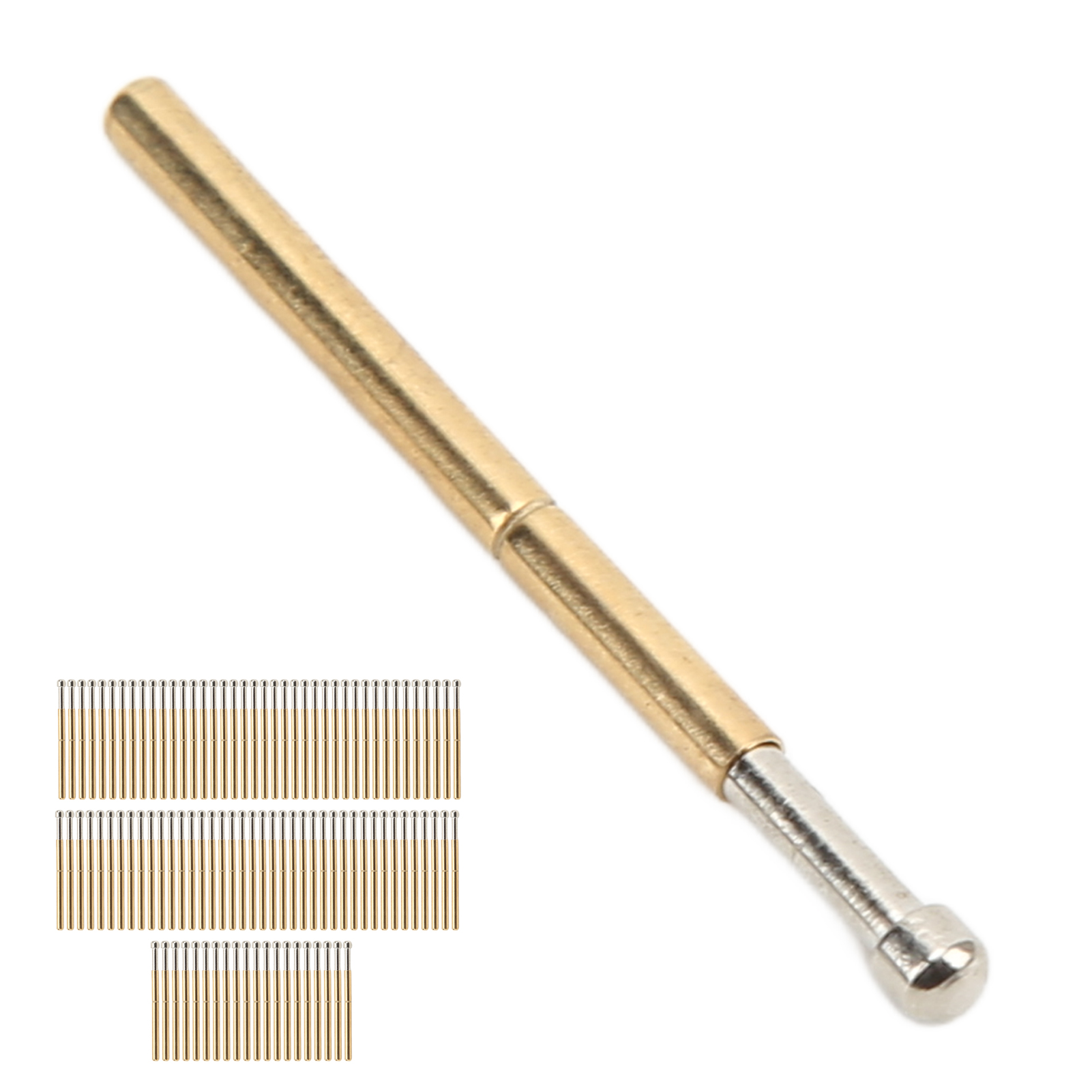 Rundkopf-prüfspitze P125-d, 100 Stück, Pogo-pins, Elektronischer Steckverbinder, Prüfnadel