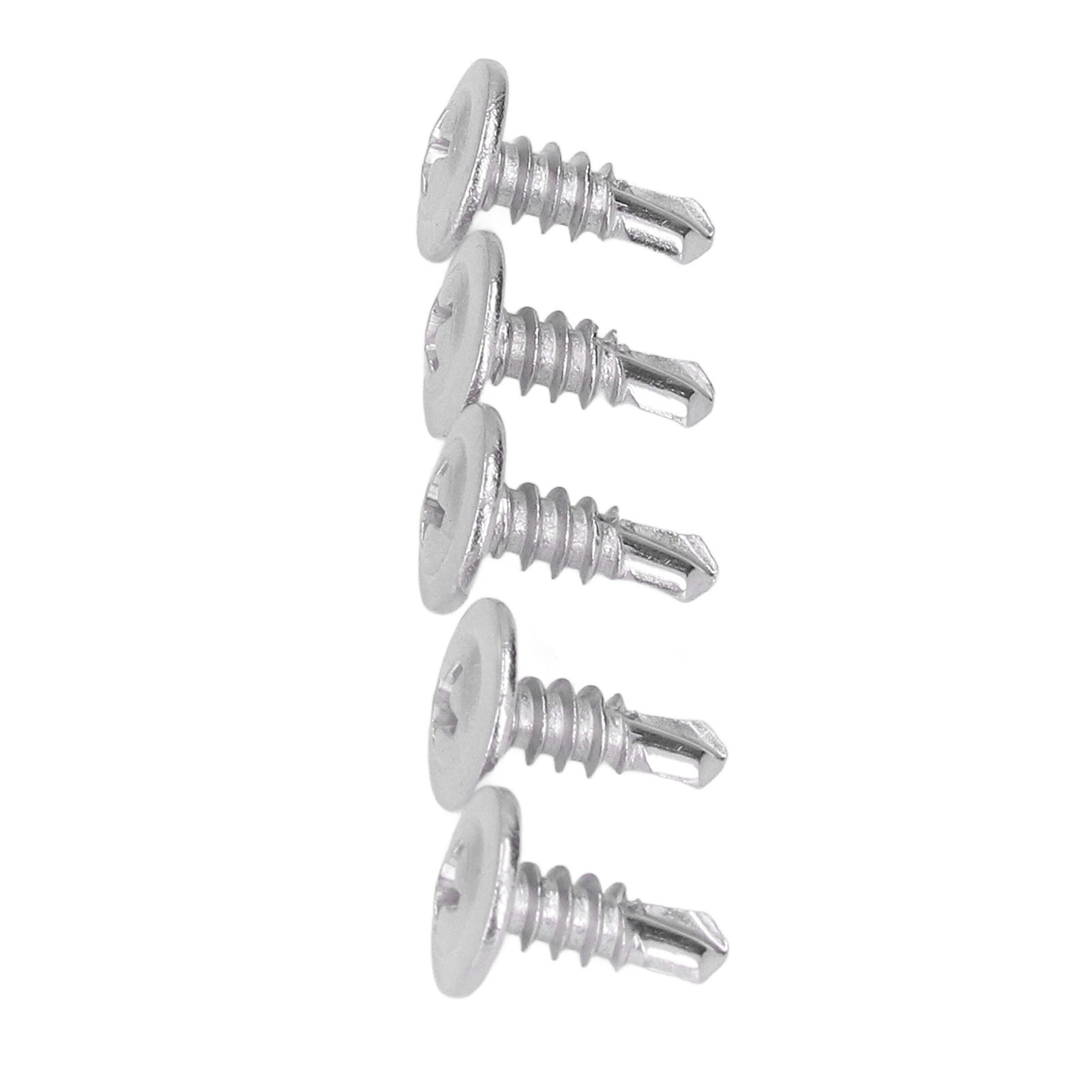 Maschinenschrauben Aus Edelstahl M4,8x13, Packung Mit 200 Stück, Senkkopf Mit Unterlegscheibe, Diy-befestigungsset, Robuste Und Korrosionsbeständige Schrauben.