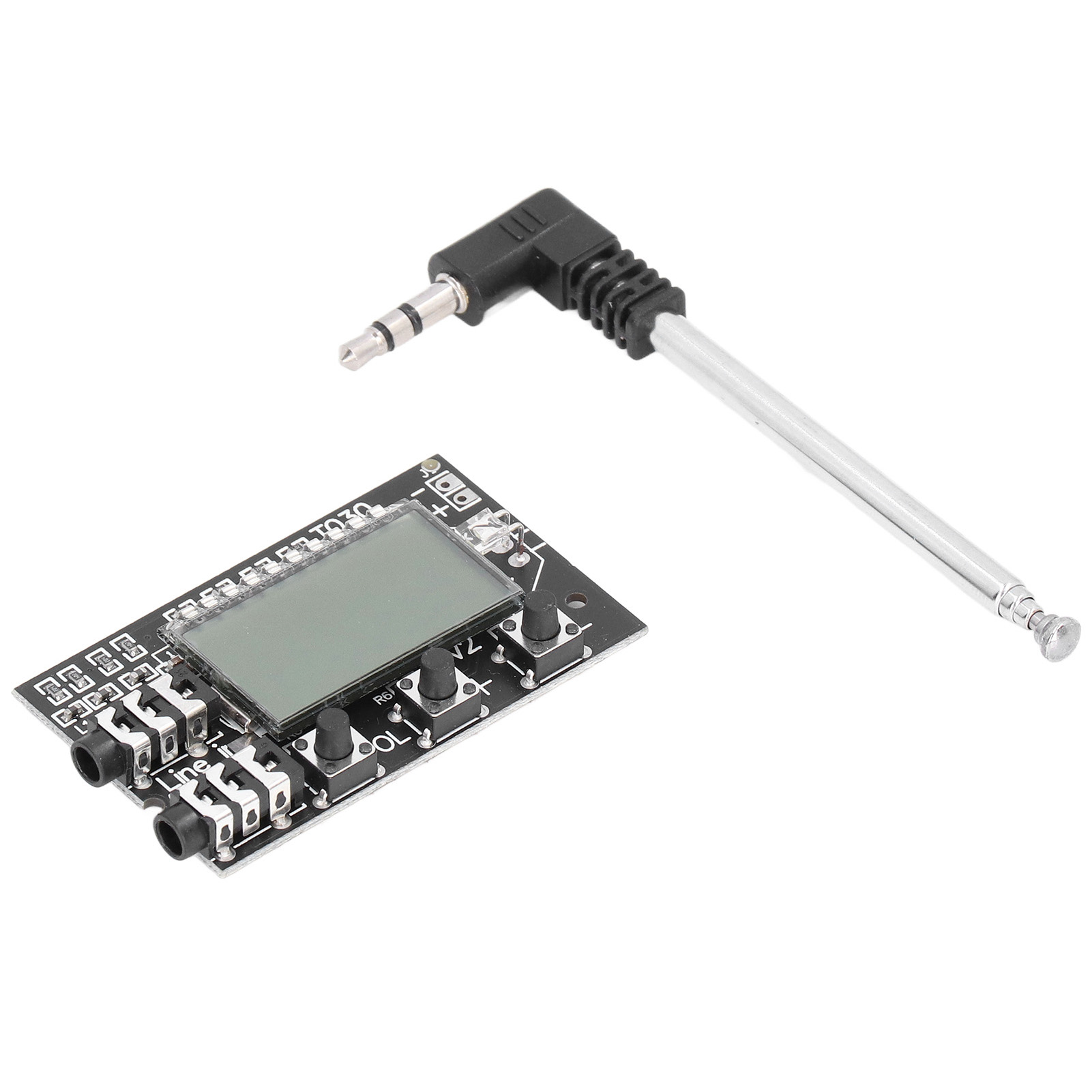 2-kanal-stereo-fm-transmittermodul 76-108 Mhz Mit Digitaler Lcd-anzeige, Spannung 3,6 V-15 V, Autoradioplatine Und Diy.