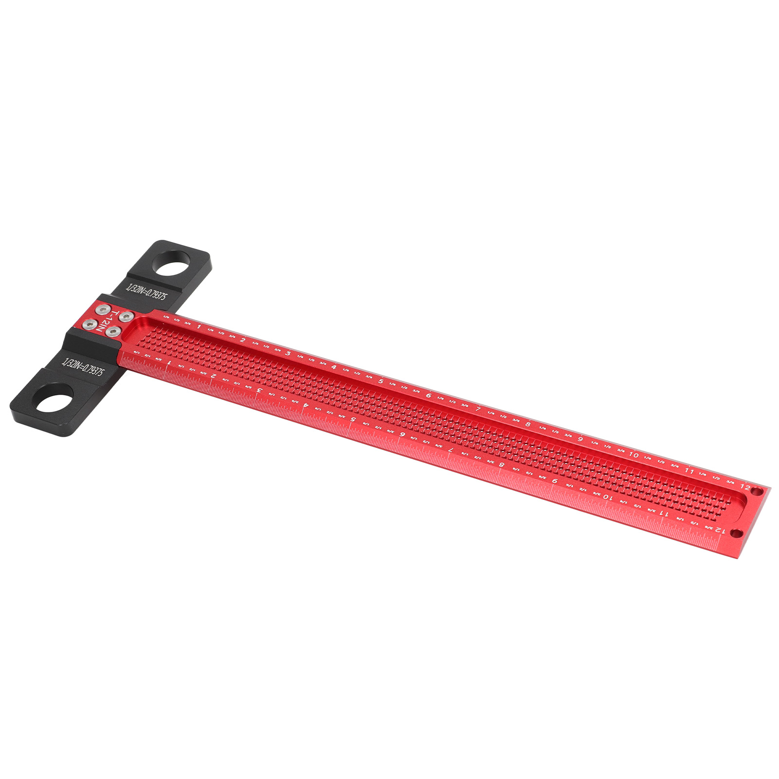 Aluminium-t-markierungslineal, Präzisions-lochmarkierungswerkzeug, Verschleißfeste Vorrichtung Für Die Holzbearbeitung, T-förmiger Anreißer, 30 Cm.