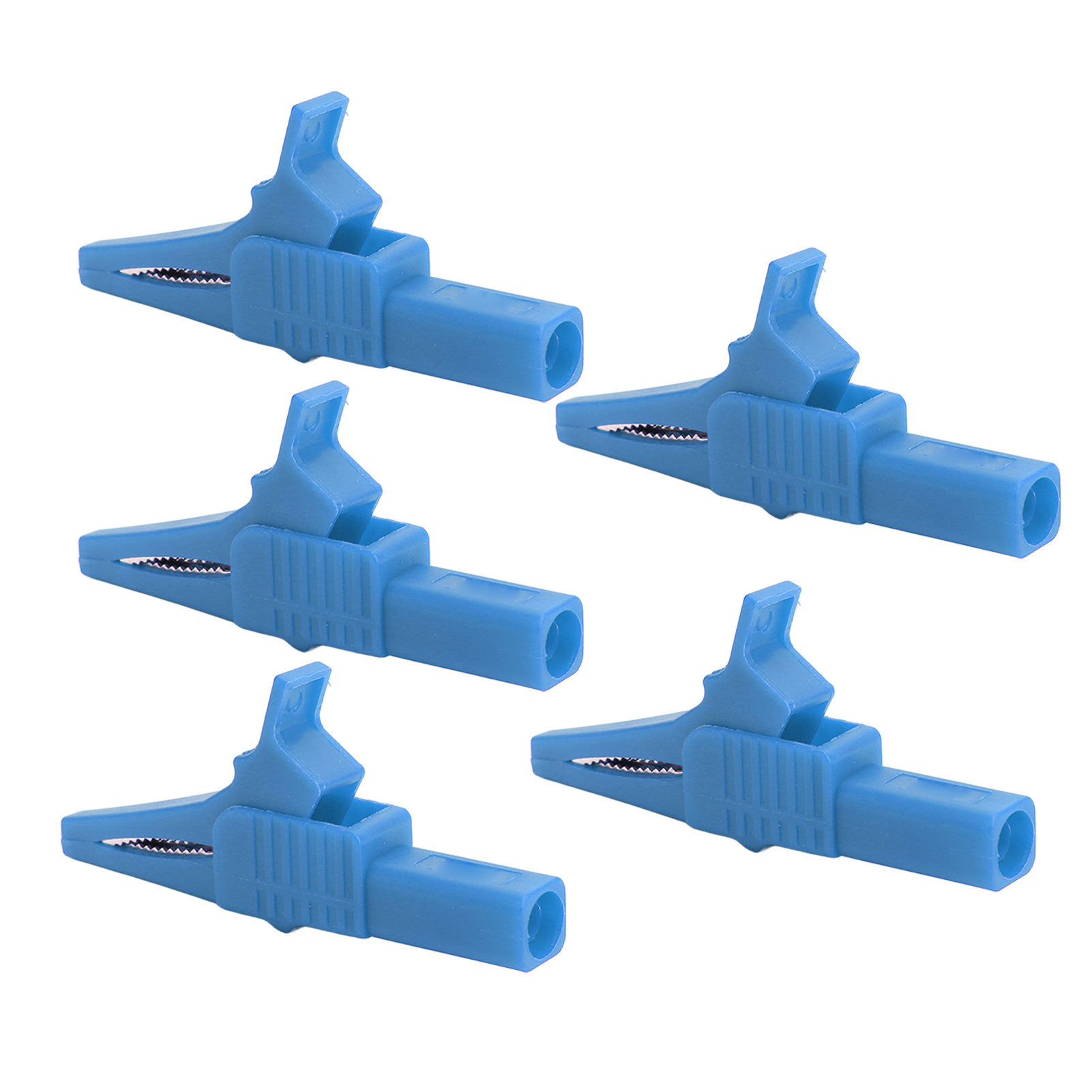 Set Mit 5 Multifunktionalen Sicherheitsprüfklemmen J.60039 Mit 4-mm-buchse Für Elektronische Instrumente, Blau