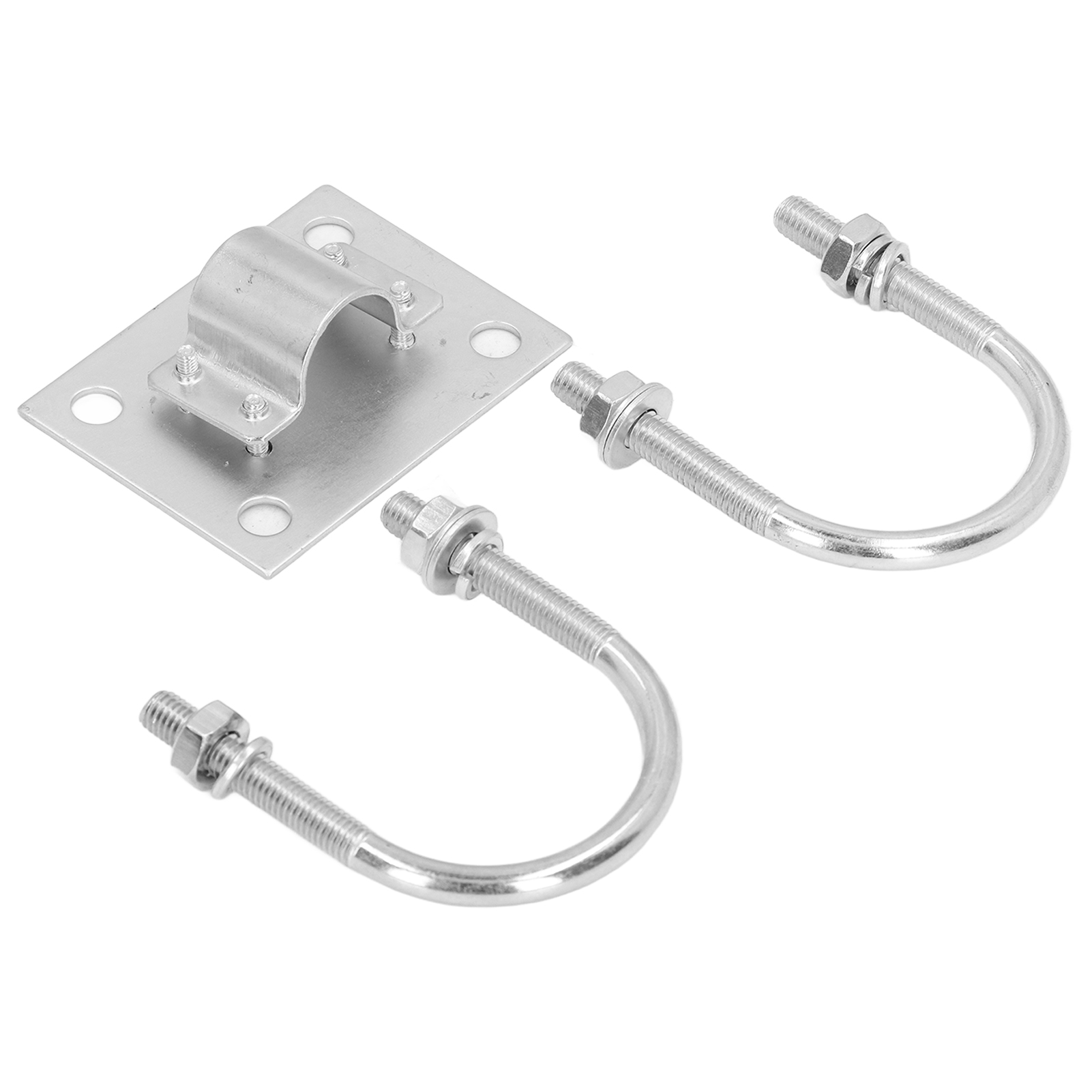 Befestigungswinkel Aus Edelstahl In U-form, Klemmset Für Antenne Und Möbel, Satz Korrosionsbeständiger Hardwareteile.