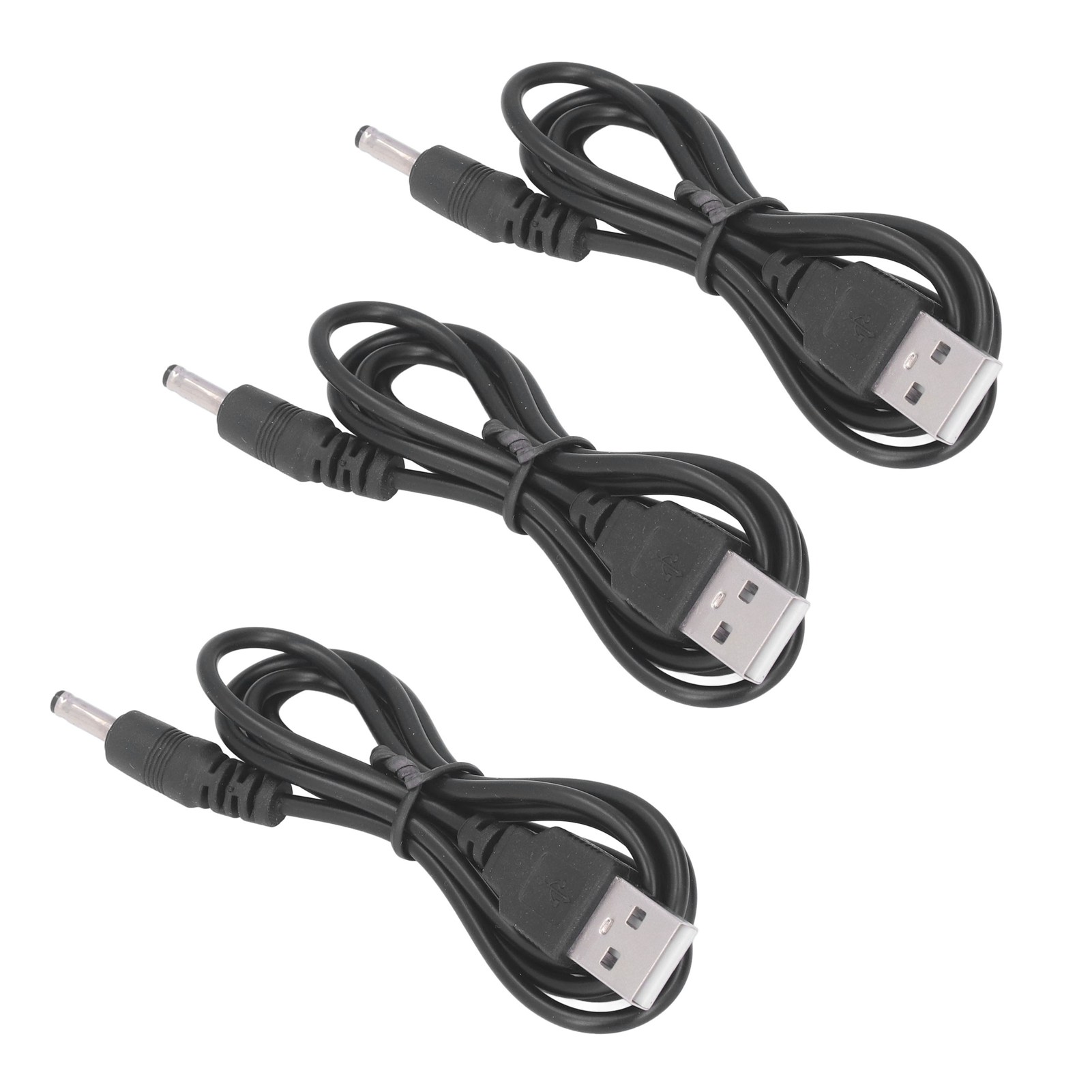 3,5 X 1,35 Mm Usb-stromkabel, 3 Stück, 5-v-gleichstromladegerät Für Lüfter, Handy, Lautsprecher, Verbindungskabel