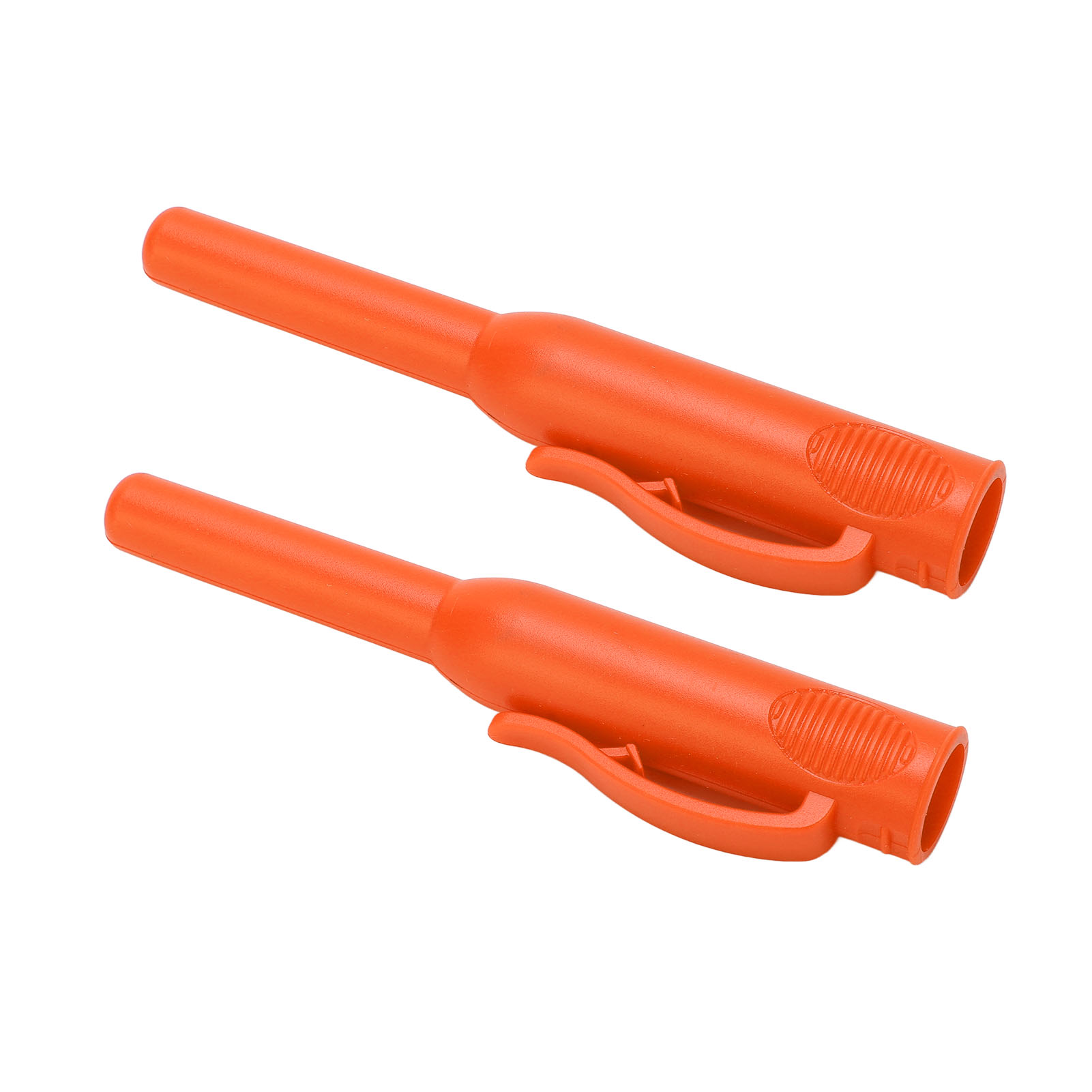 Set Mit 2 Etuis Für Zimmermannsbleistifte, Lange Spitze, Zum Tiefen Anzeichnen Von Holz, Mit Clip, Orange