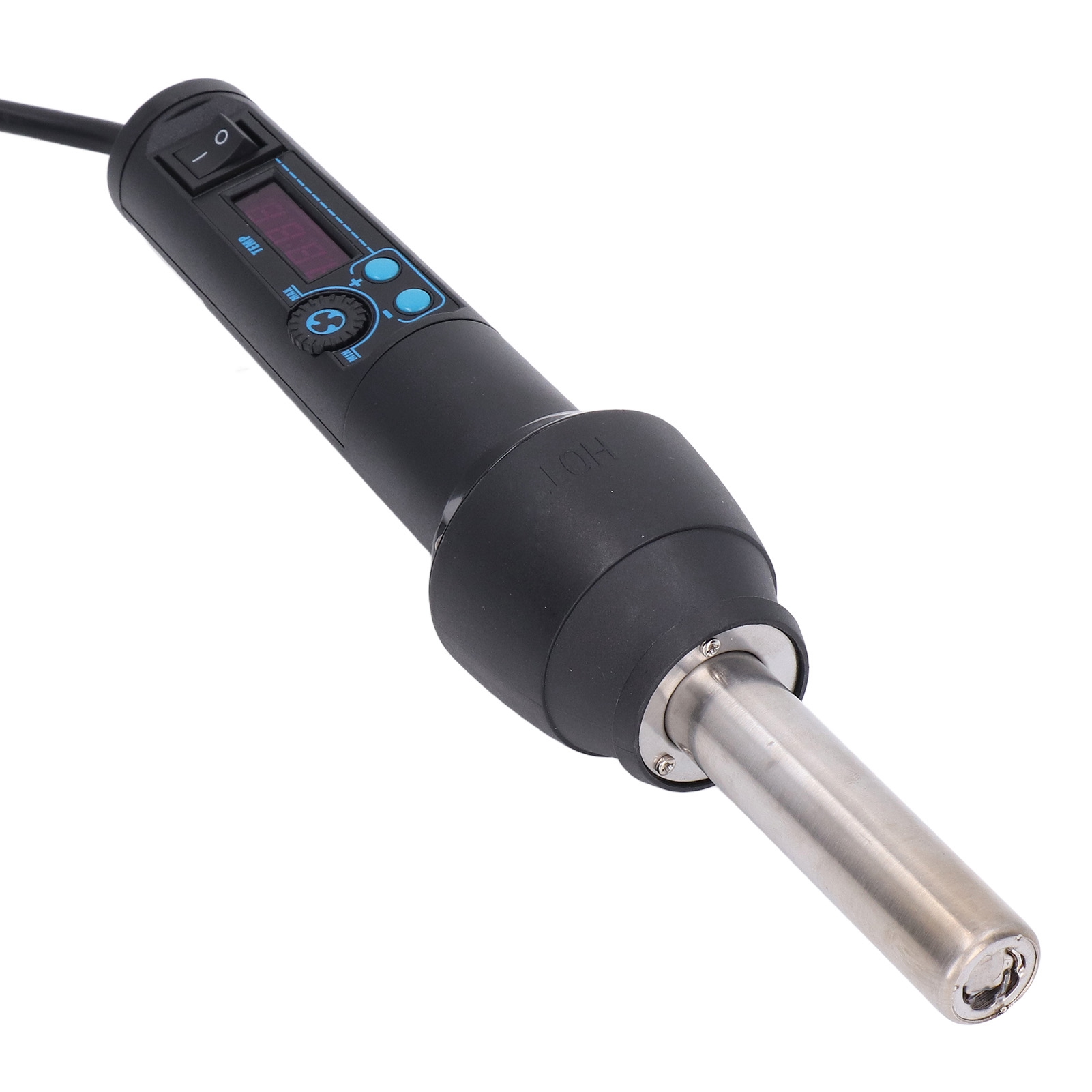 Tragbarer 700-w-heißlufttrockner, Verstellbare Heißluftpistole Mit Düse, 120 L/min Luftdurchsatz, 220-v-eu-stecker, Multifunktionales Elektronik-set