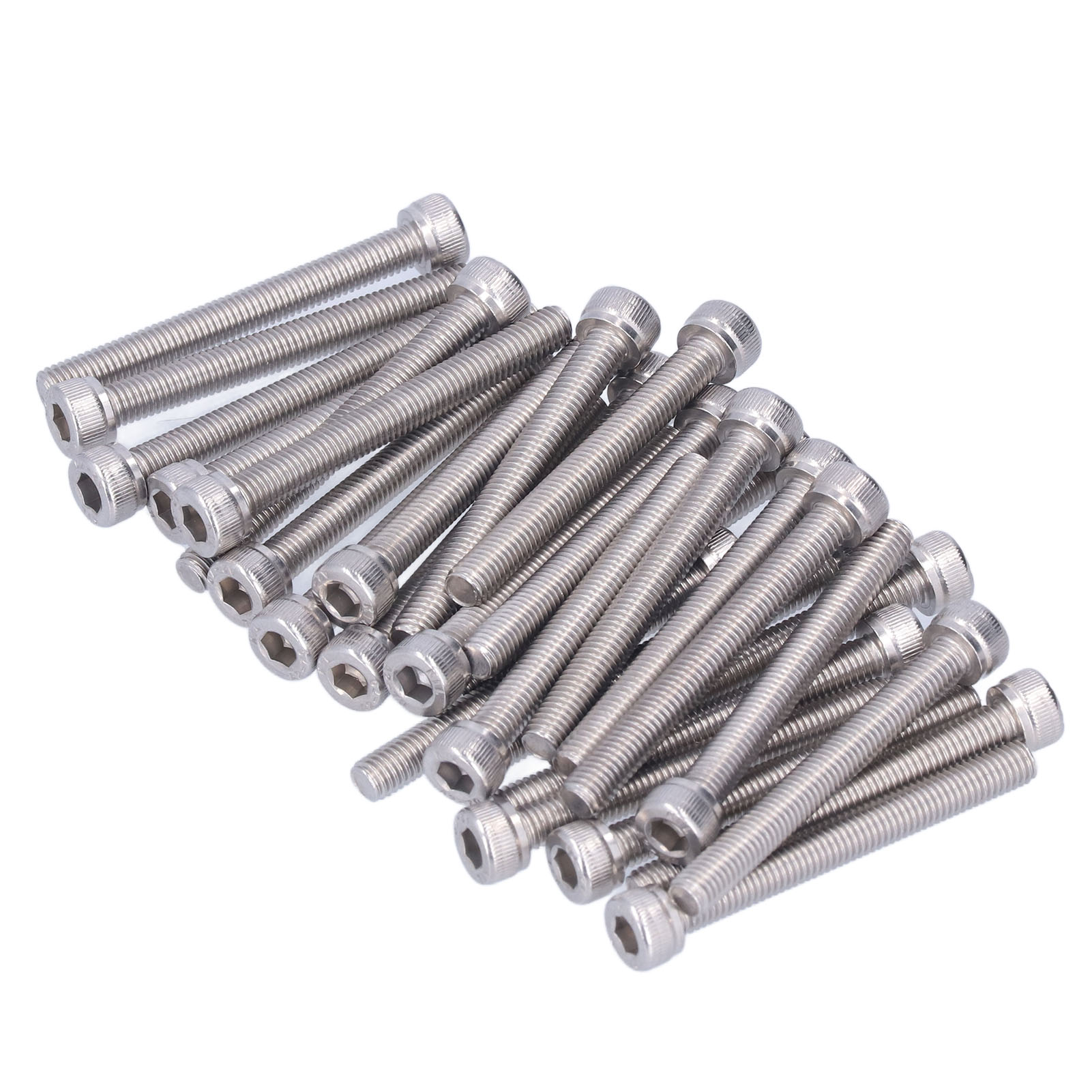 Packung Mit 30 M5 X 55 Innensechskantschrauben, A2 Edelstahl, Hochleistungs-befestigungsset.