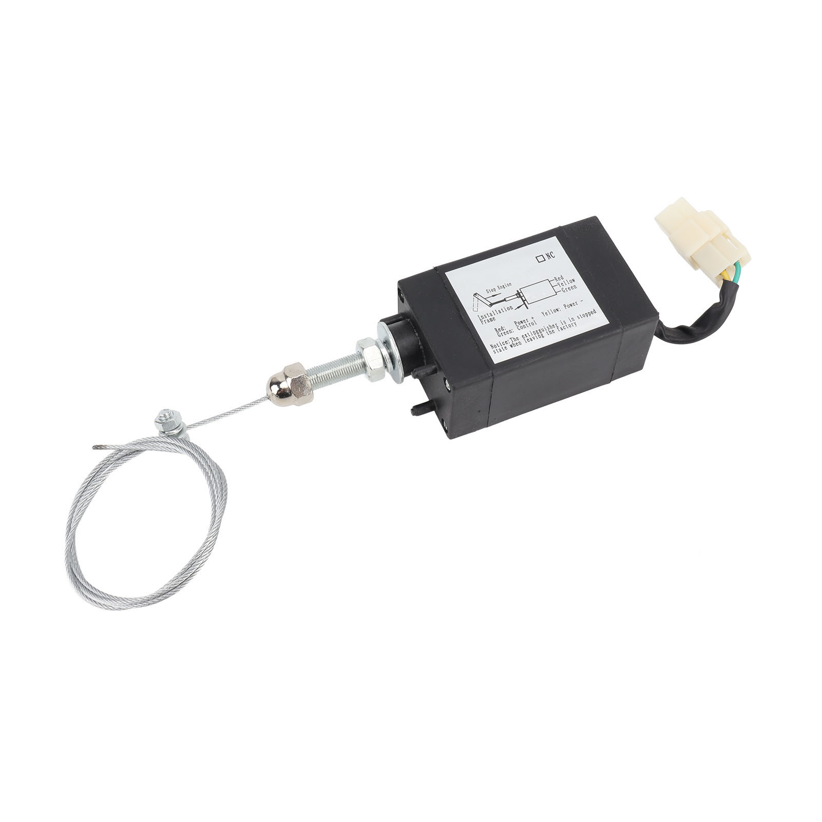 Xhq Pt Absperrmagnetventil Für Stromaggregate, 12 V Dc, Niedriger Strom, Keine Wärmeentwicklung, Zuverlässiger Betrieb, Kraftstoffabschaltung.